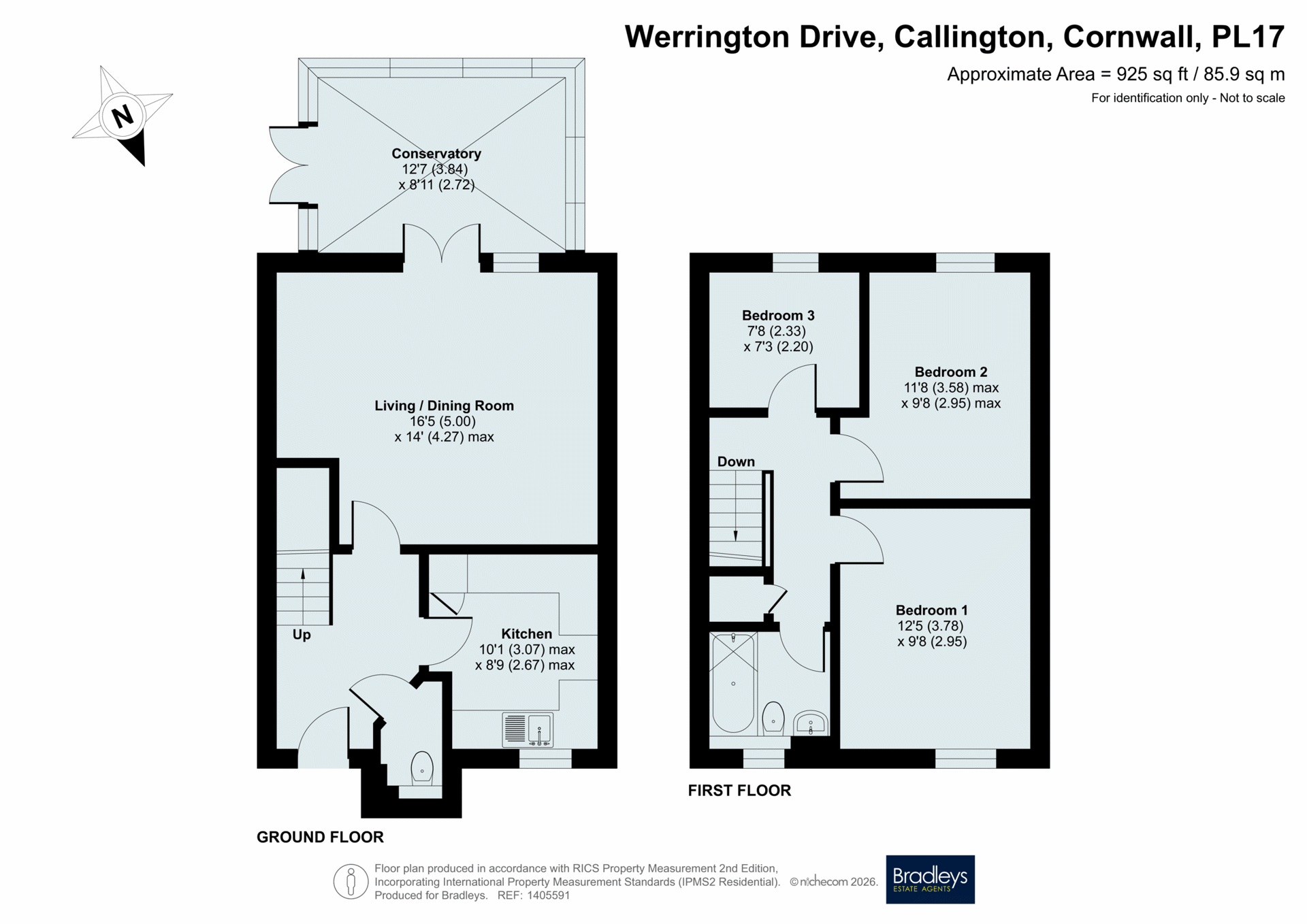 22, Werrington Drive, Cornwall floorplan