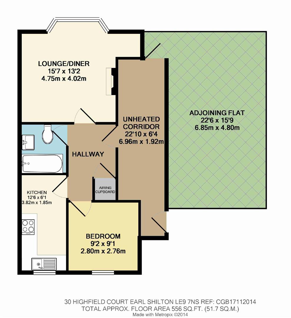 30, Highfield Court, Earl Shilton floorplan