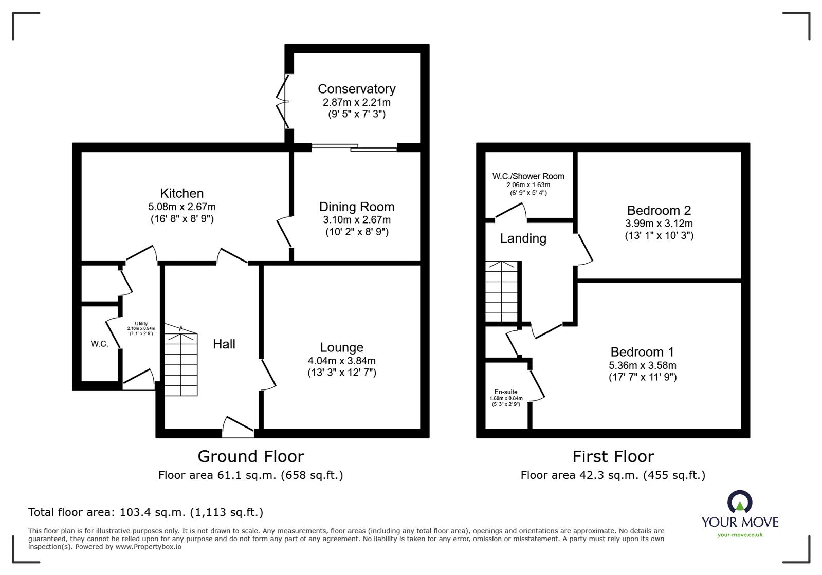 4, St. Aidans Close, Staffordshire floorplan