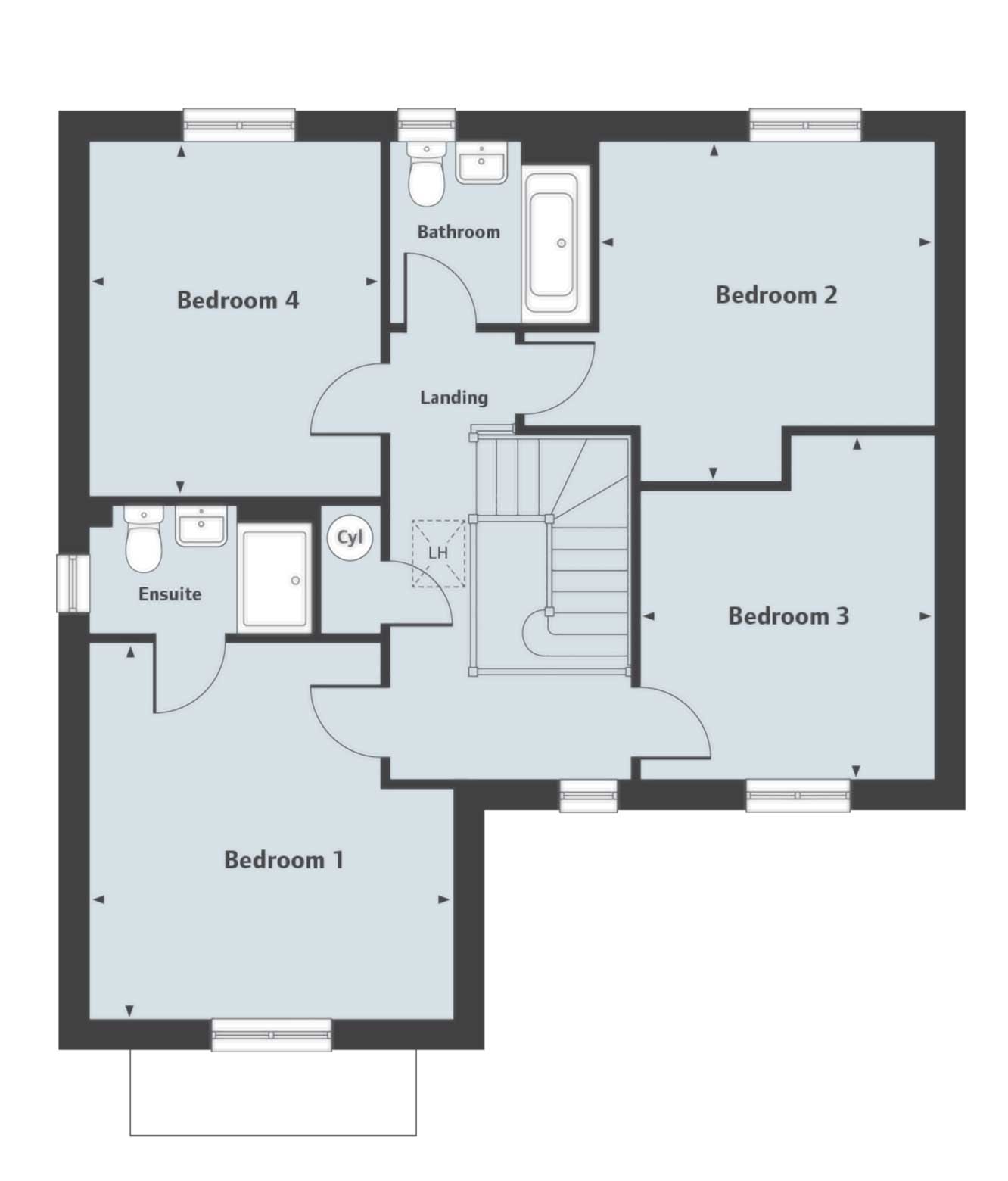 "The Grainger" at Amesbury Road, Longhedge, Salisbury SP4, 4 bedroom