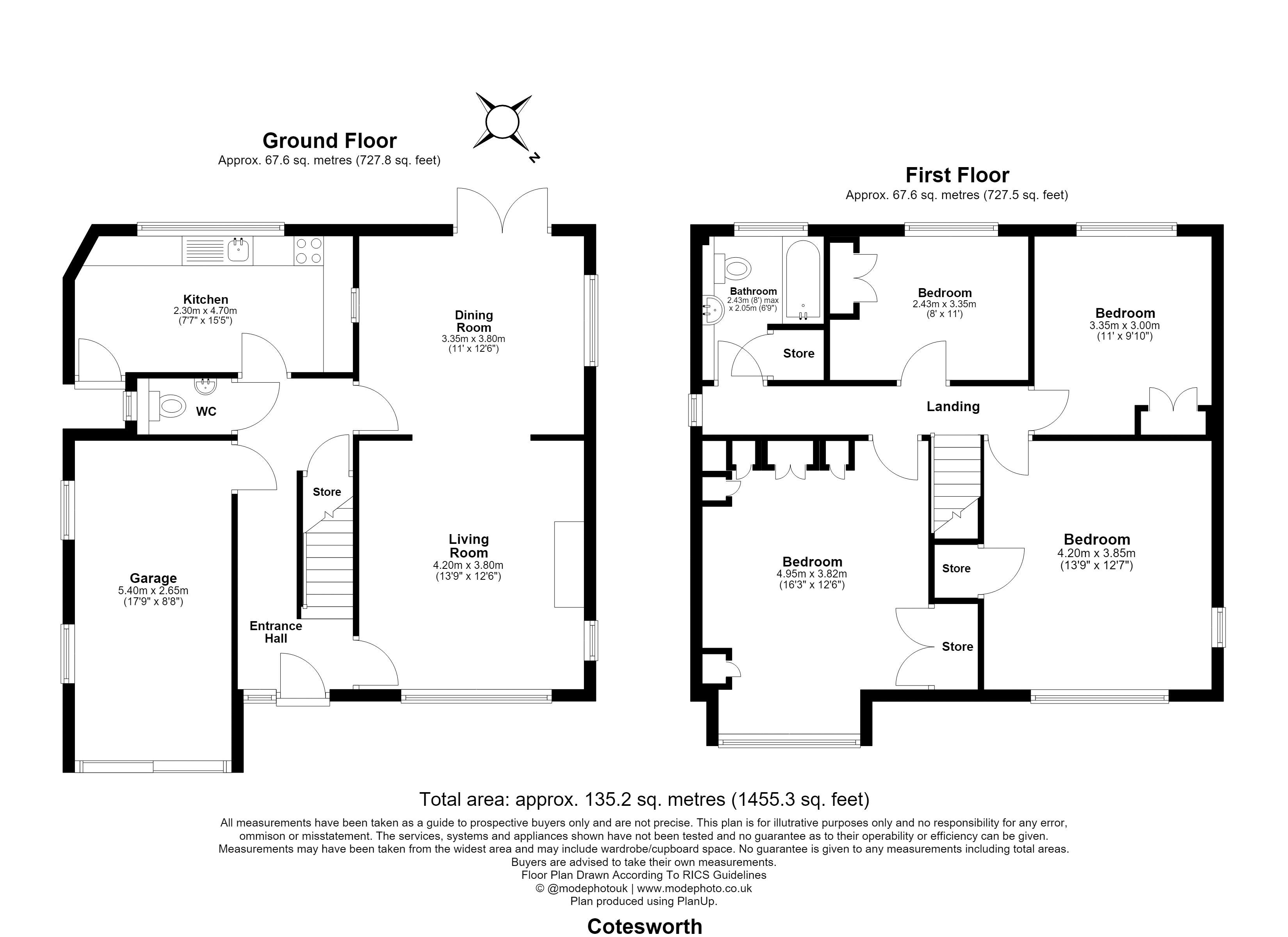 'Cotesworth', Westwood Close, Potters Bar floorplan