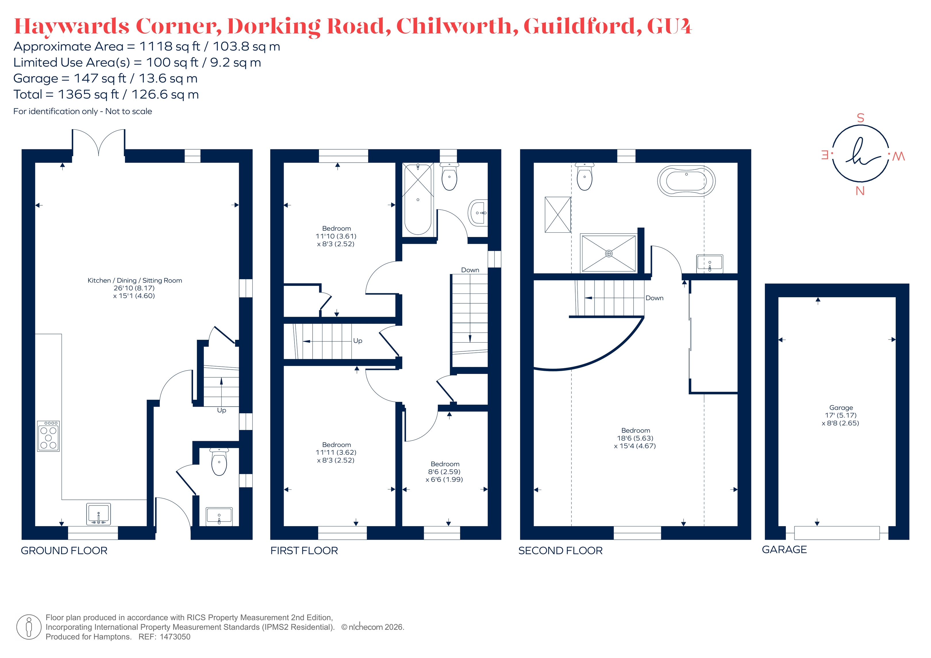 4 Haywards Corner, Dorking Road, Chilworth floorplan