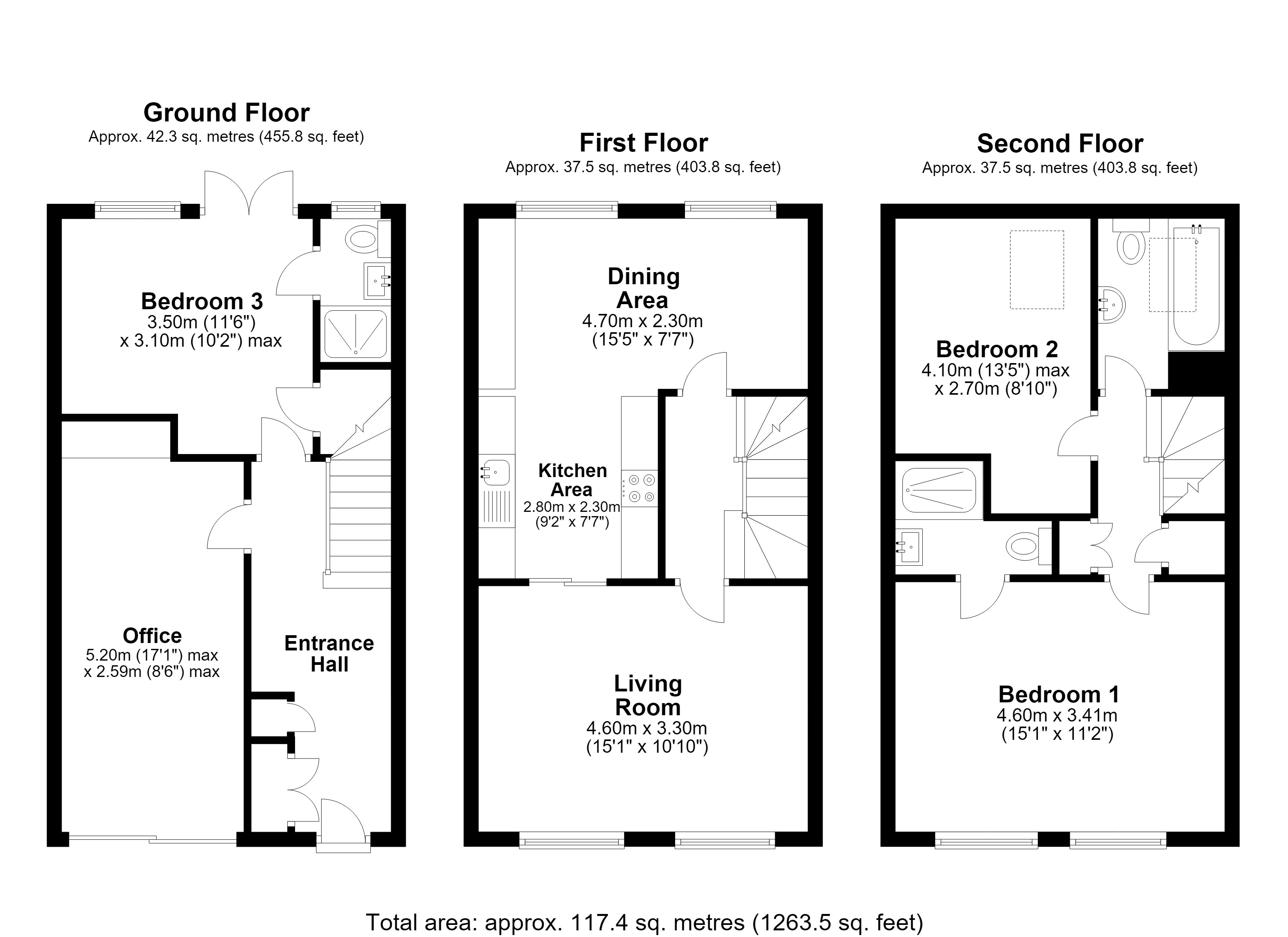 18, Neptune Road, Westbury floorplan