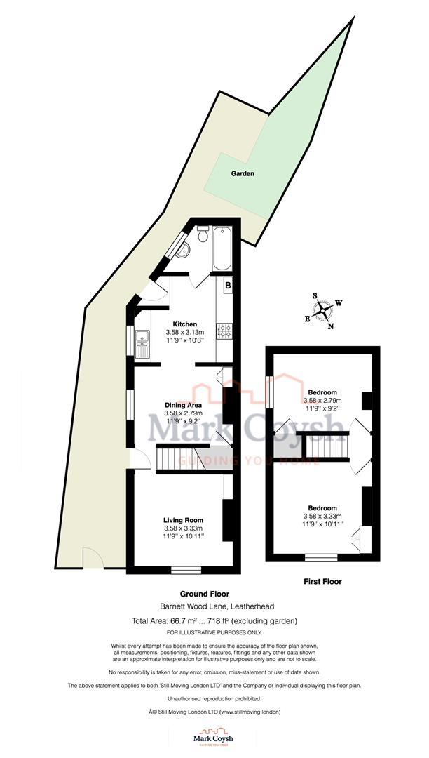 1, Barnett Wood Lane, Leatherhead floorplan