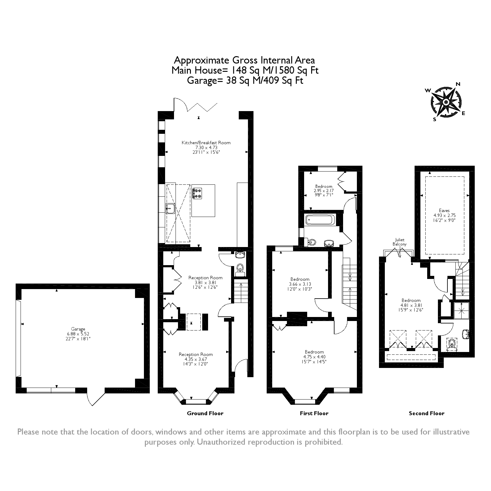 4 Bedrooms Semi-detached house for sale in Ridgway Road, Farnham GU9