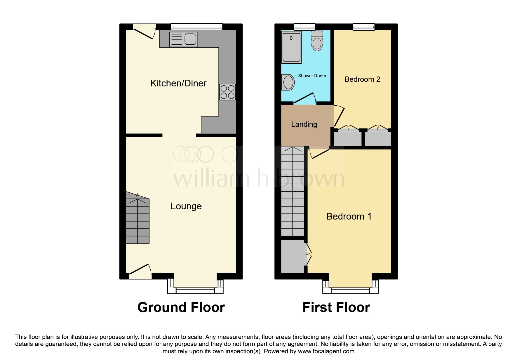 7, James Avenue, Skegness floorplan