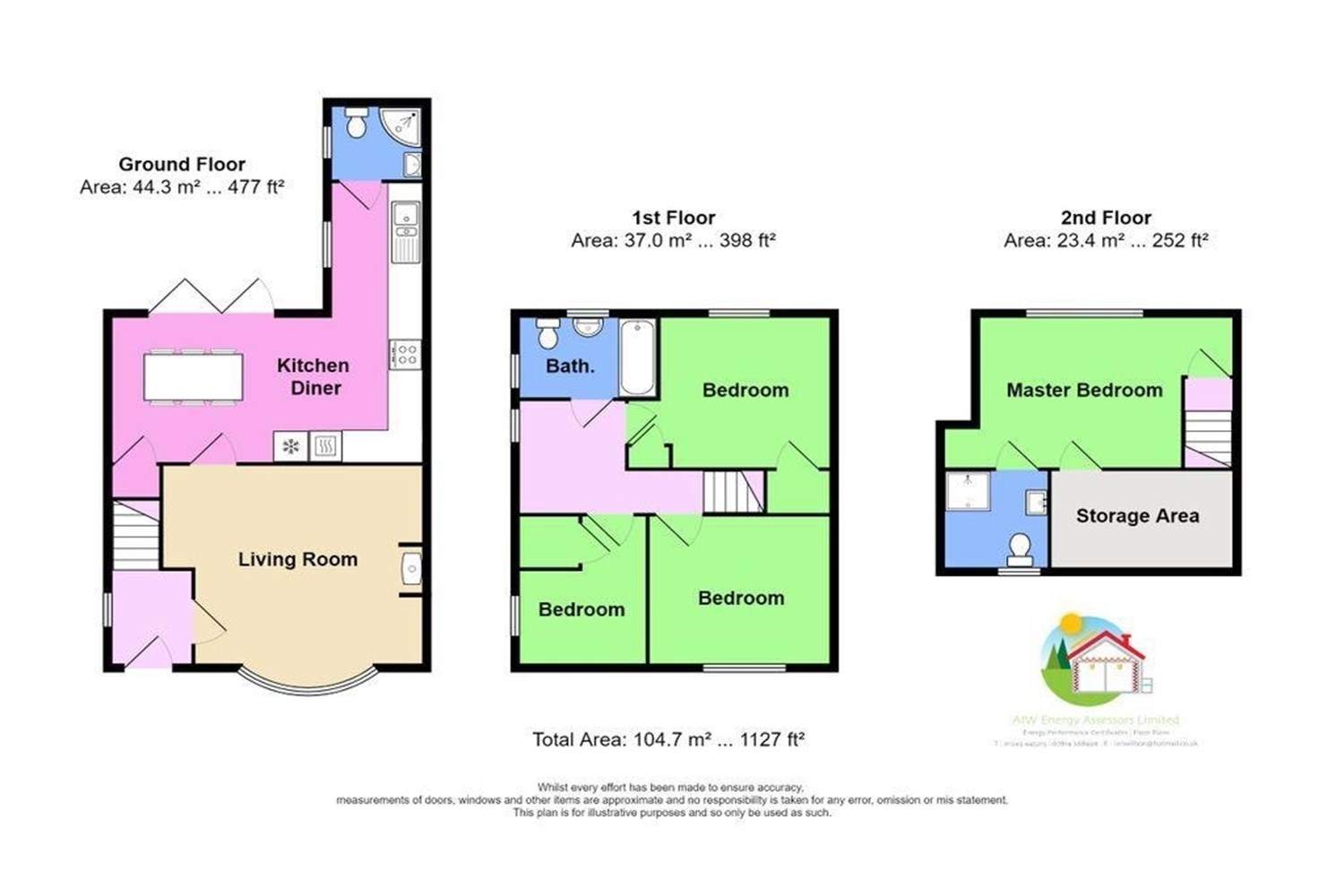 86, St. Michaels Drive, Roxwell, Chelmsford floorplan