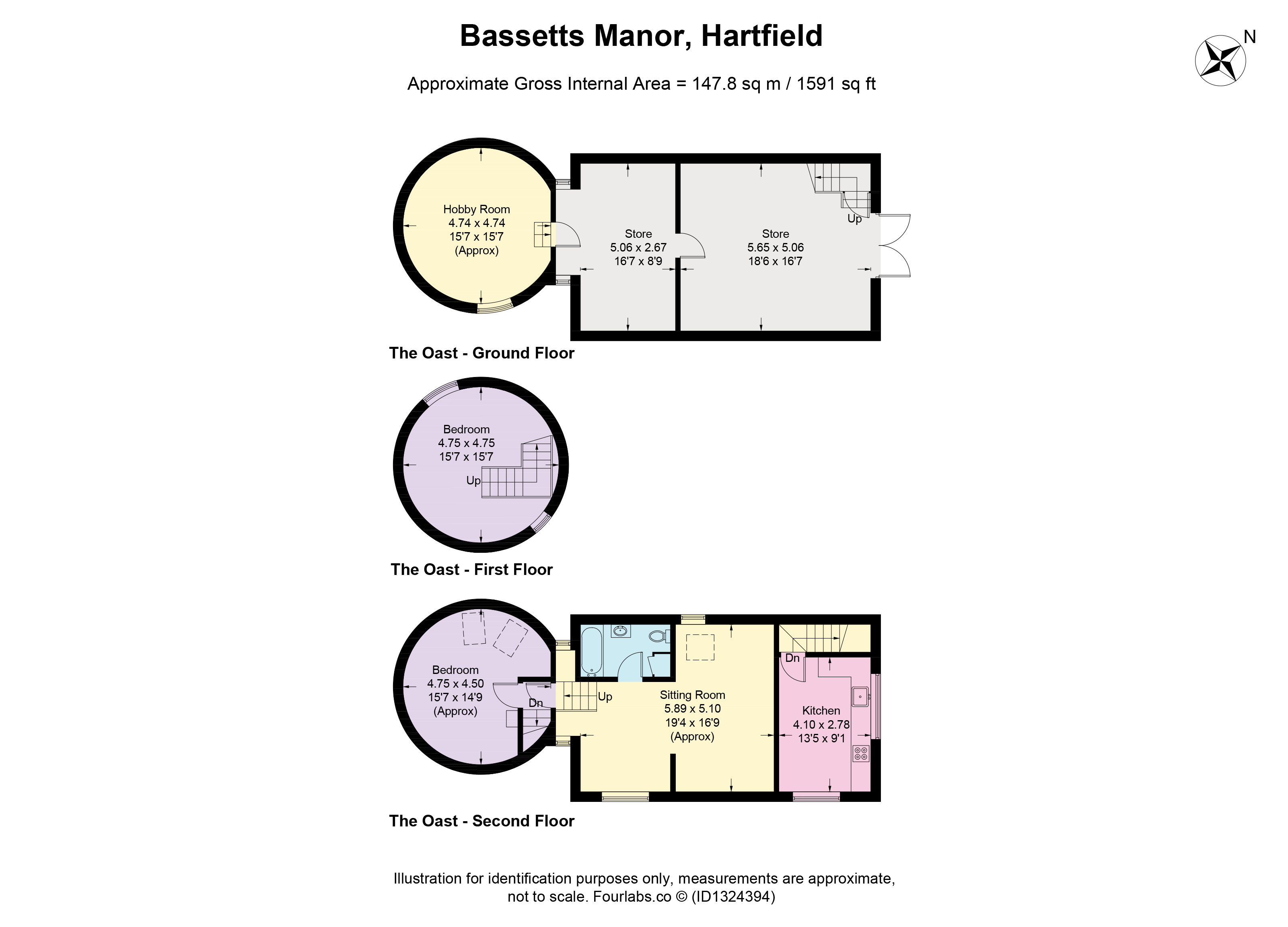 Butcherfield Lane, Hartfield floorplan