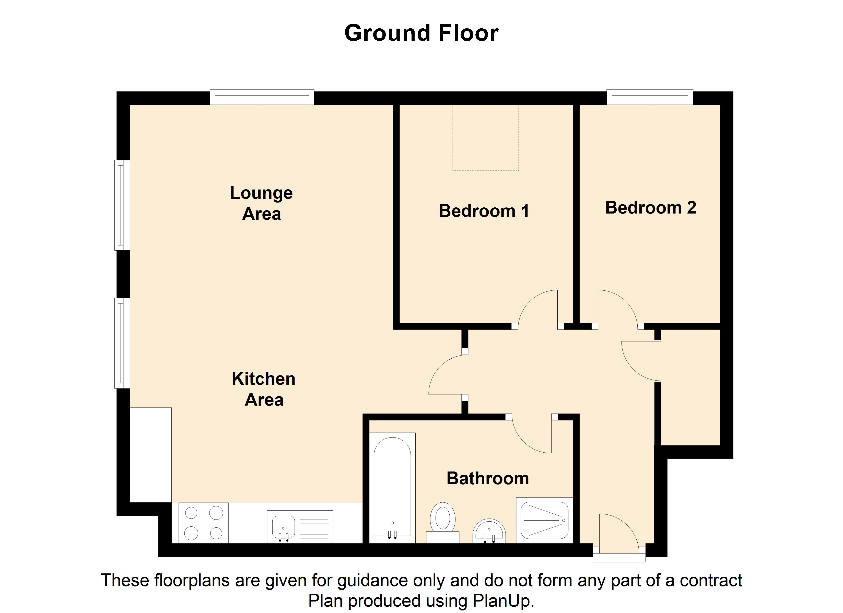 2 Bedrooms Flat to rent in The Pavilion, Russell Road NG7