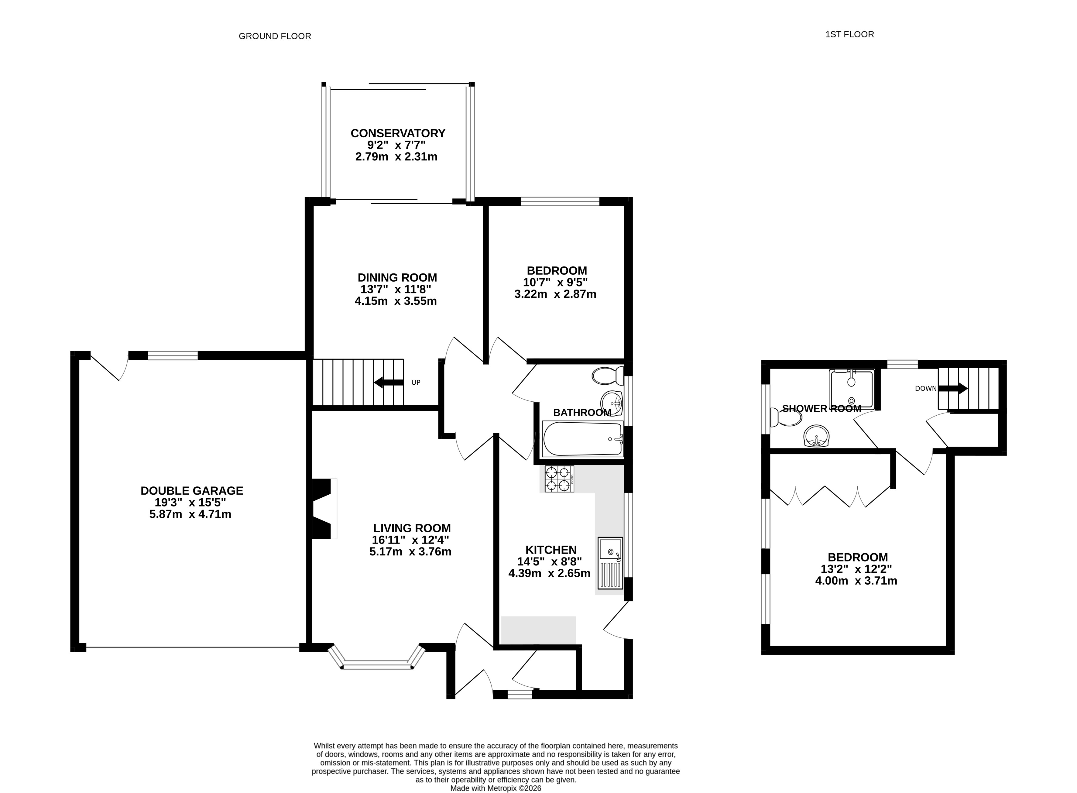 1, Waverley Gardens, Ash Vale floorplan