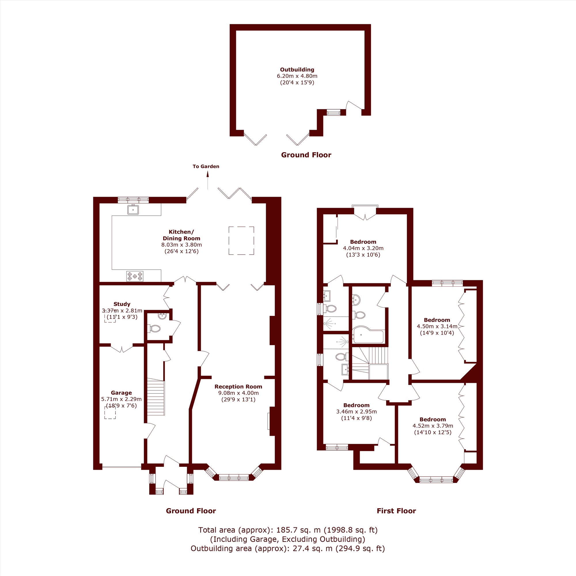 313, Malden Road, New Malden floorplan