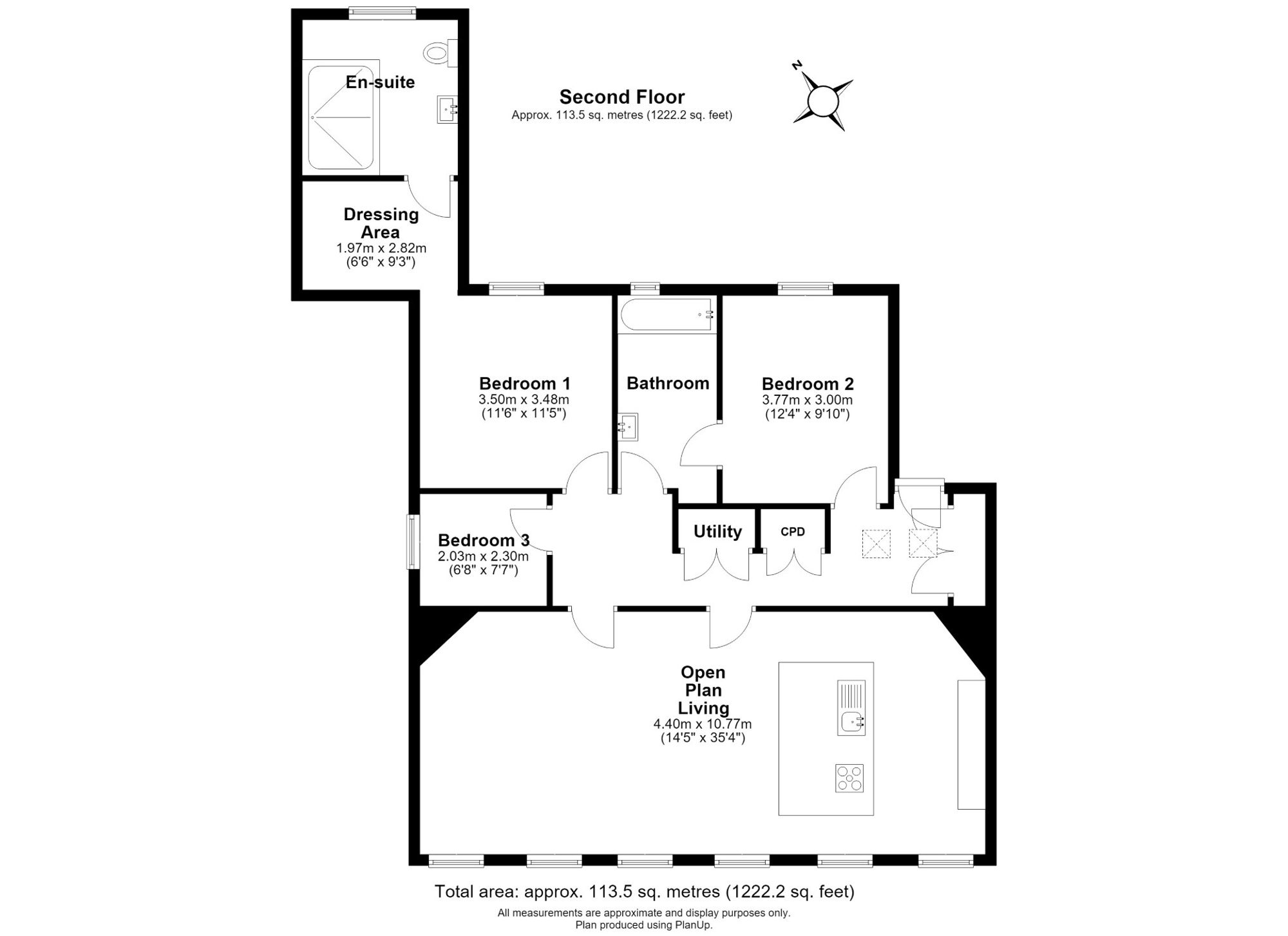 Apt 2, Carlton House, Knaresborough floorplan