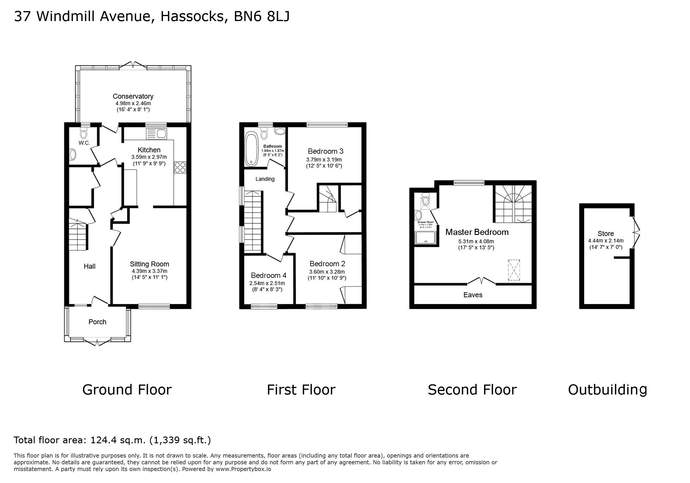 37, Windmill Avenue, Hassocks floorplan