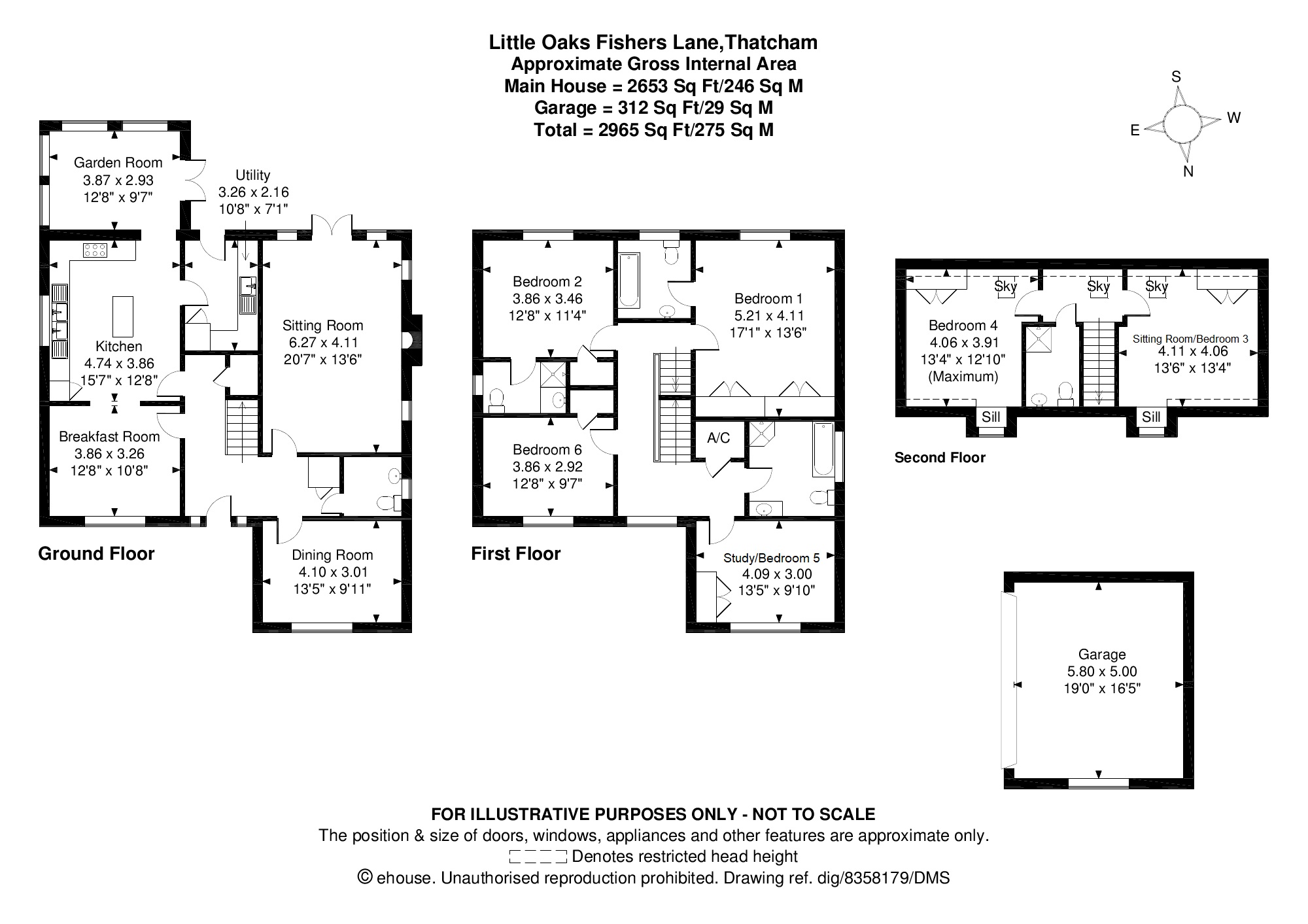 6 Bedrooms Detached house for sale in Fishers Lane, Cold Ash, Thatcham RG18