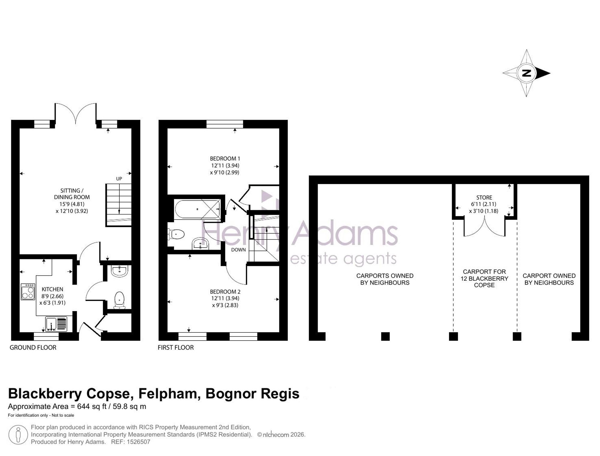 12 Blackberry Copse, Bognor Regis floorplan