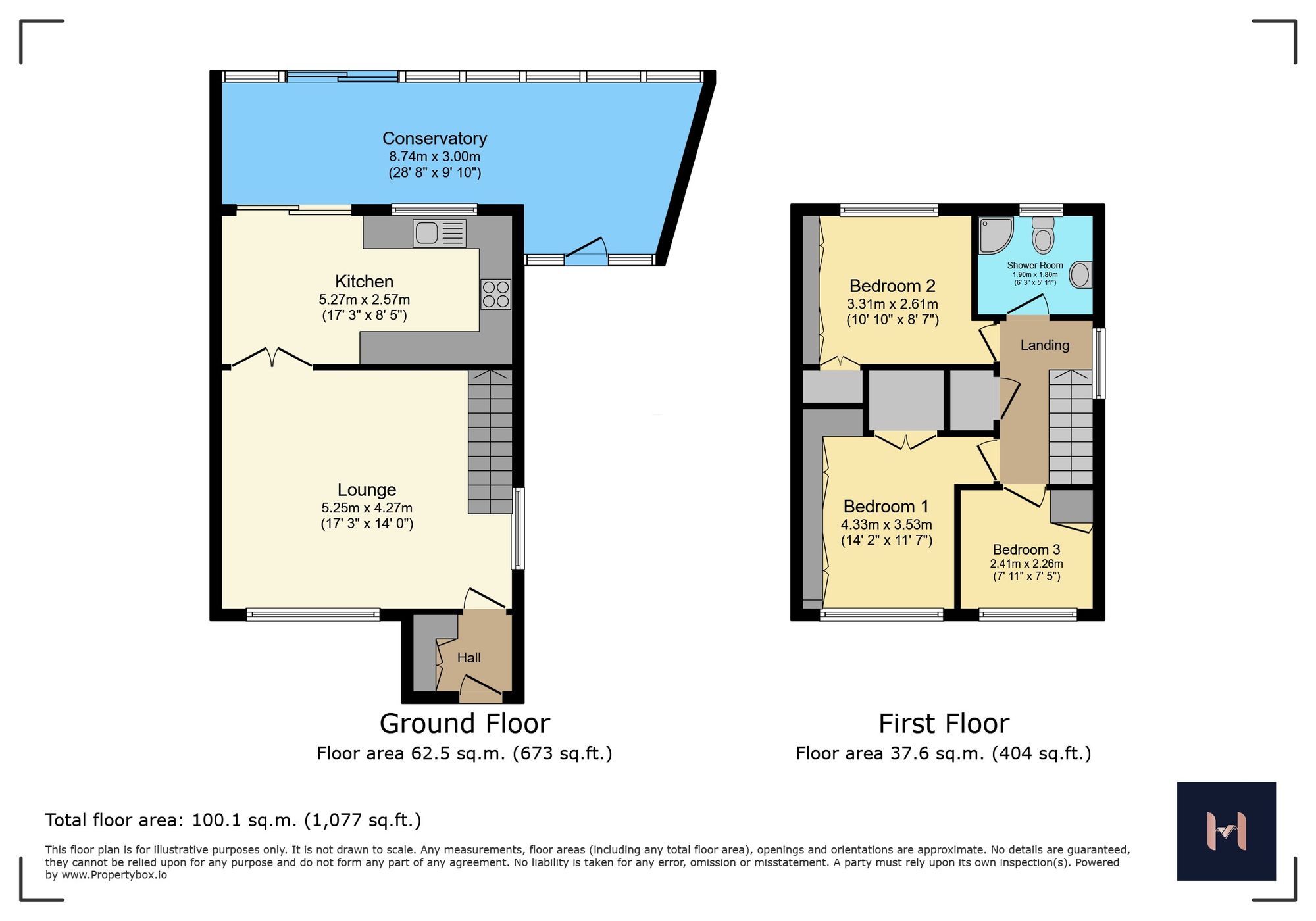20 Holgate Close, Leicester floorplan