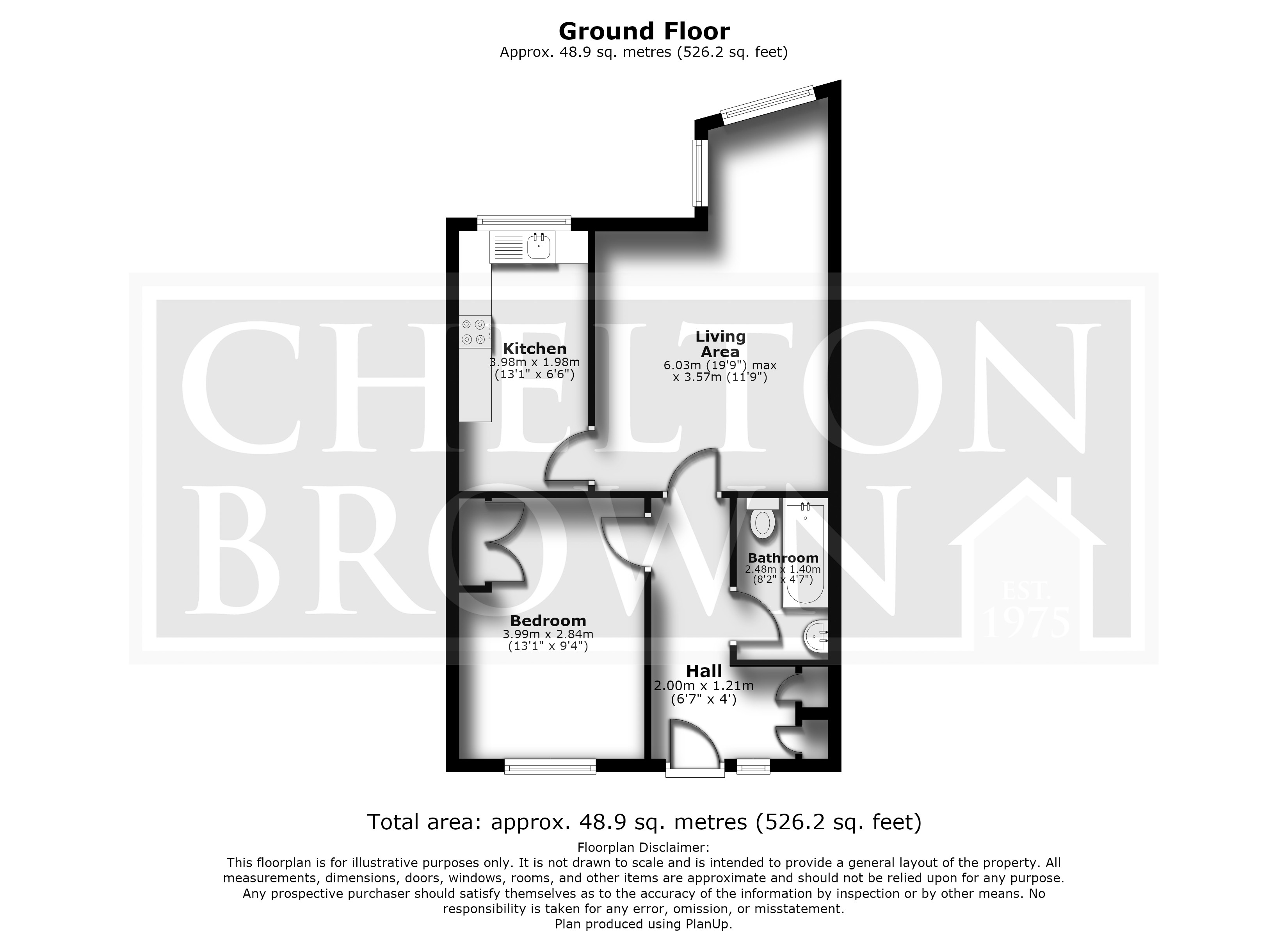 Flat 7, The Bank, 39, Pytchley Street, Northamptonshire floorplan