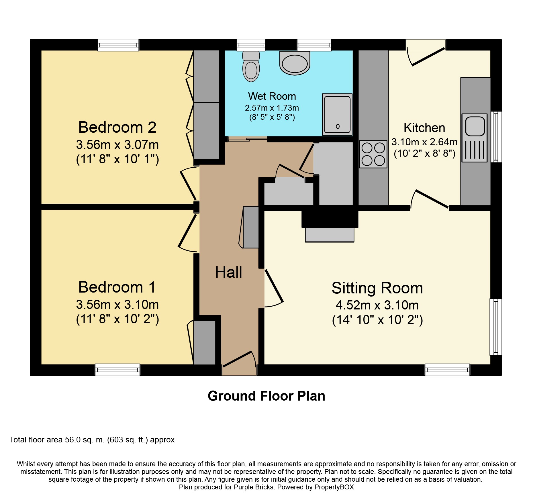 2 Bedrooms Bungalow for sale in Balfour Square, Tranent EH33