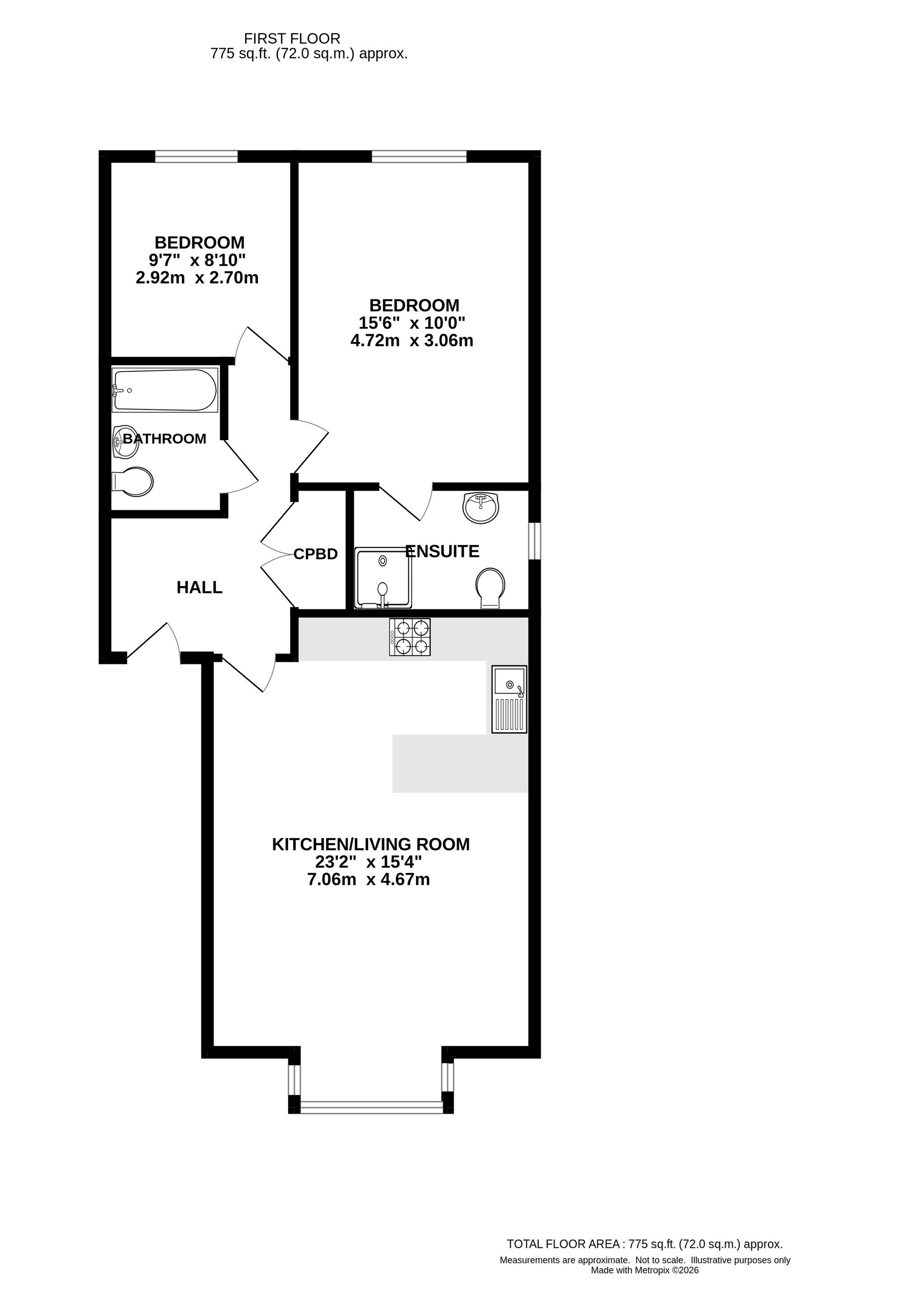 11 The Sidings, High Peak floorplan