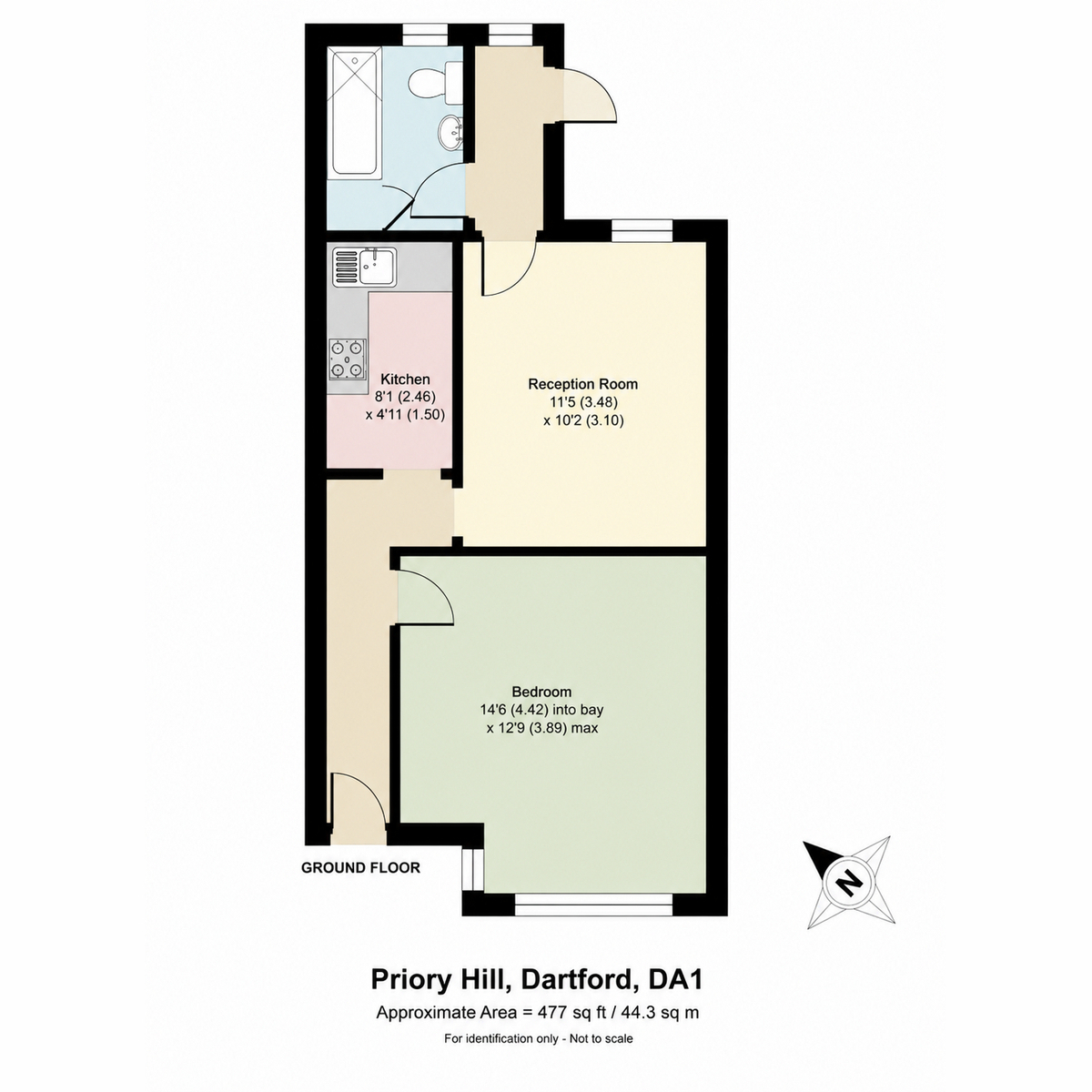 9, Priory Hill, Dartford floorplan