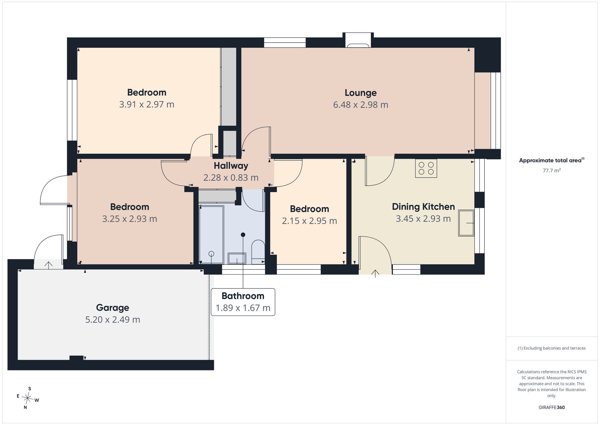 42 Longwood Close, Newcastle Upon Tyne floorplan