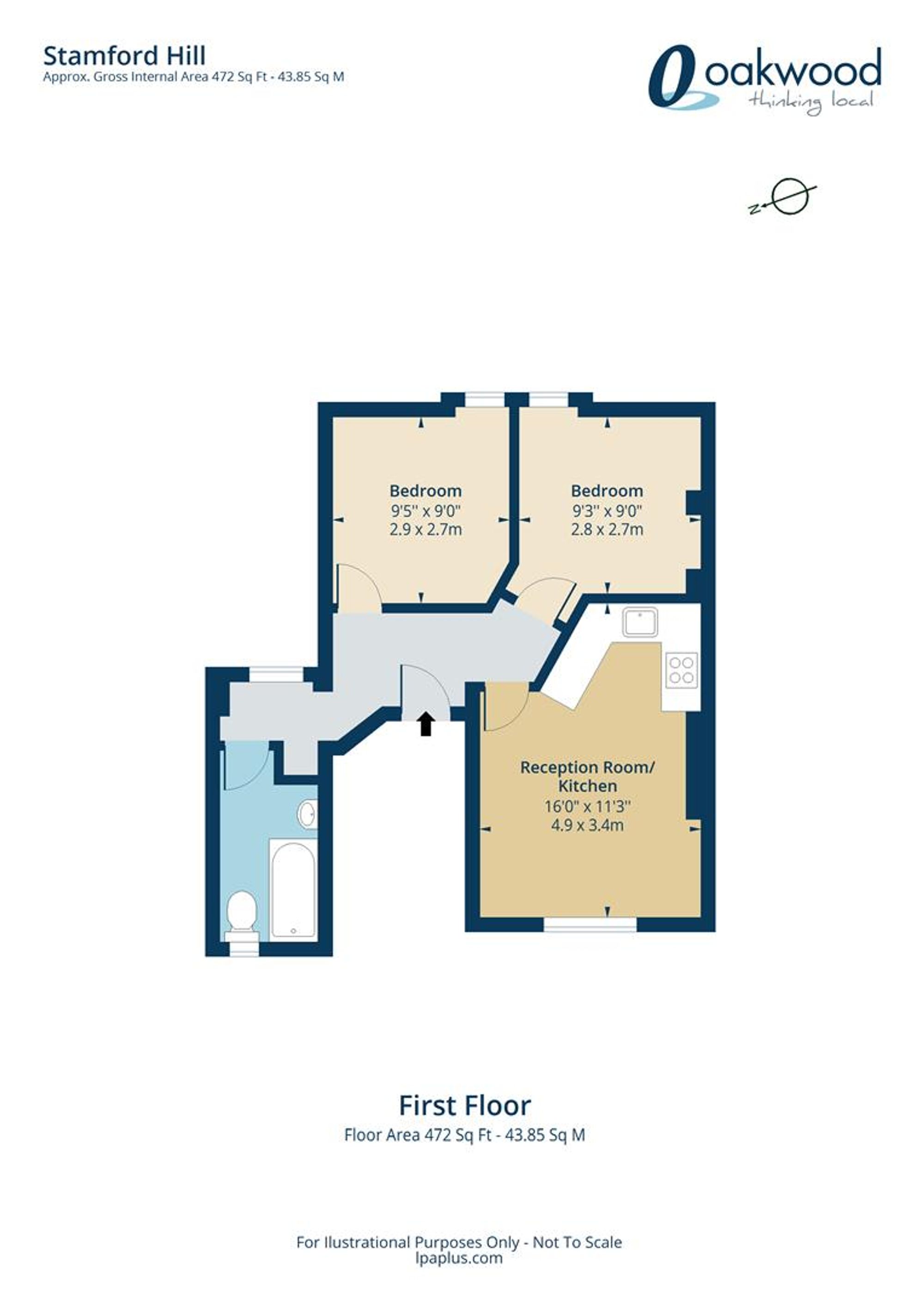 Flat 4, Woodman Apts, London floorplan