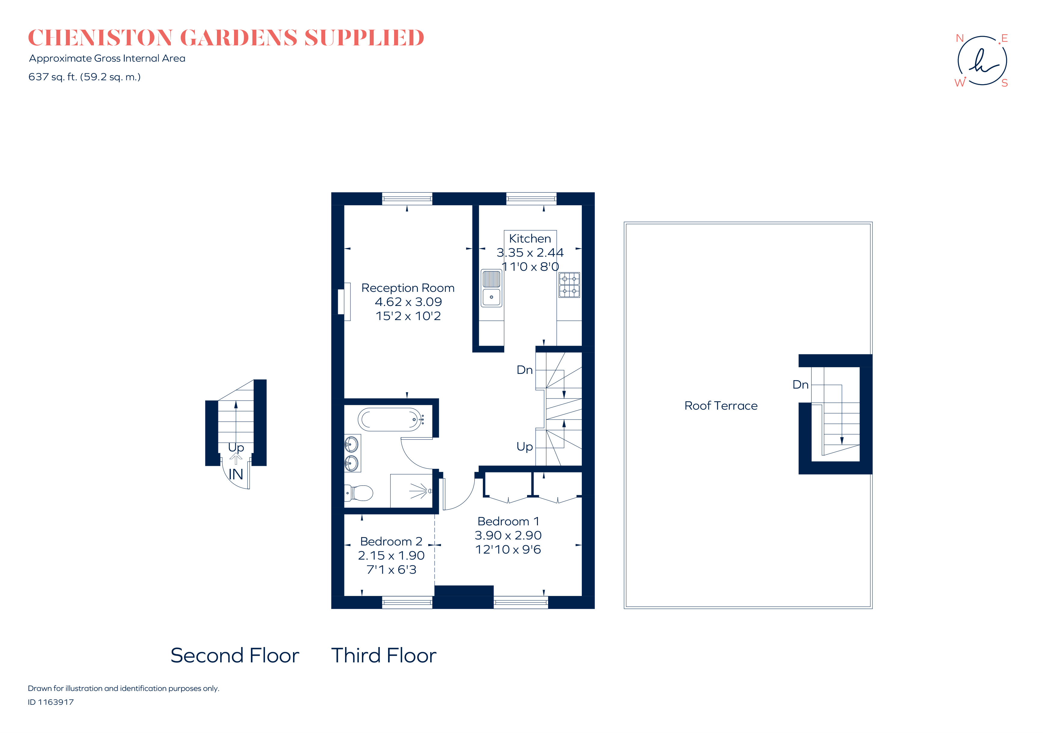 22 Cheniston Gardens, London floorplan