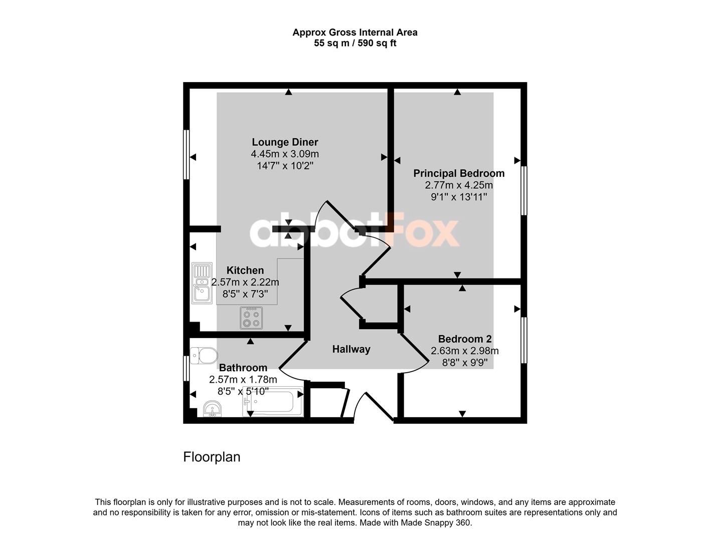 25, Ryefield Road, Norwich floorplan