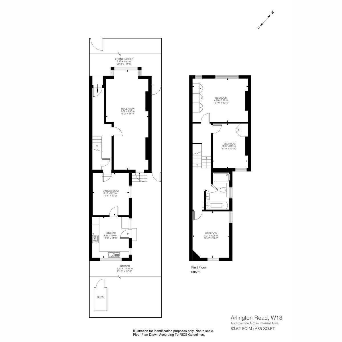 Arlington Road, London floorplan