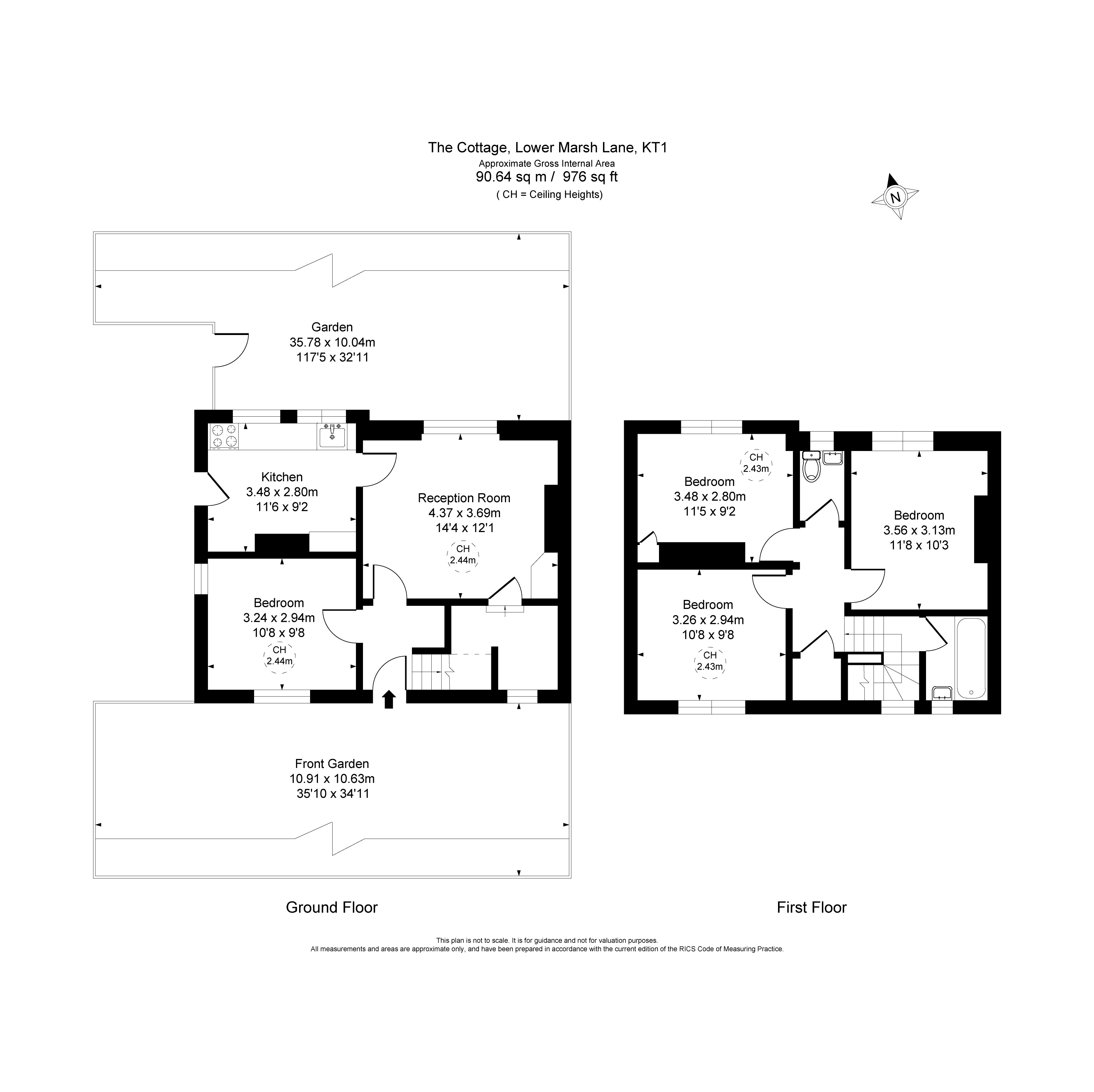 1 The Cottage, Lower Marsh Lane, Kingston Upon Thames floorplan