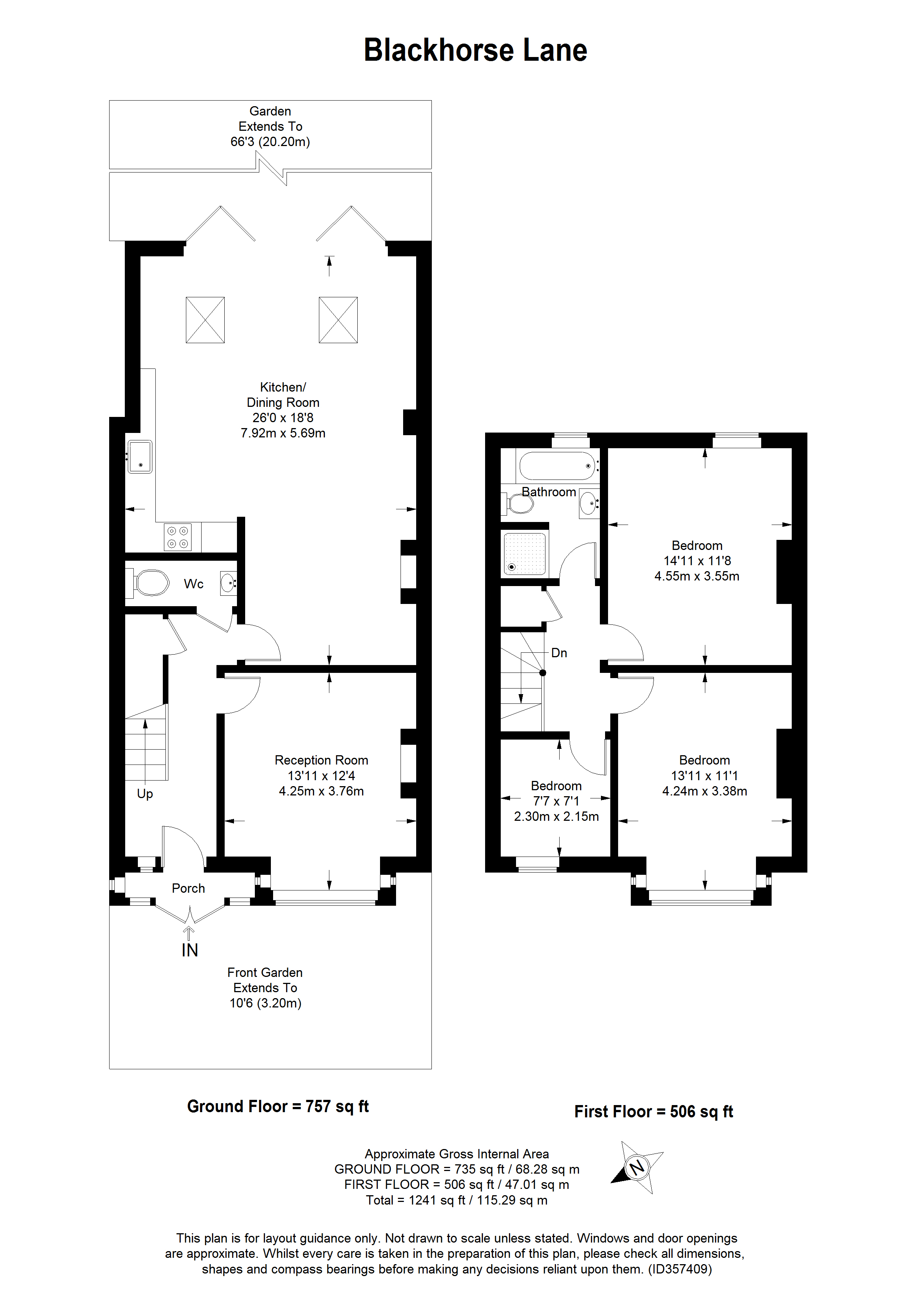 3 Bedrooms Terraced house for sale in Blackhorse Lane, Addiscombe, Croydon CR0