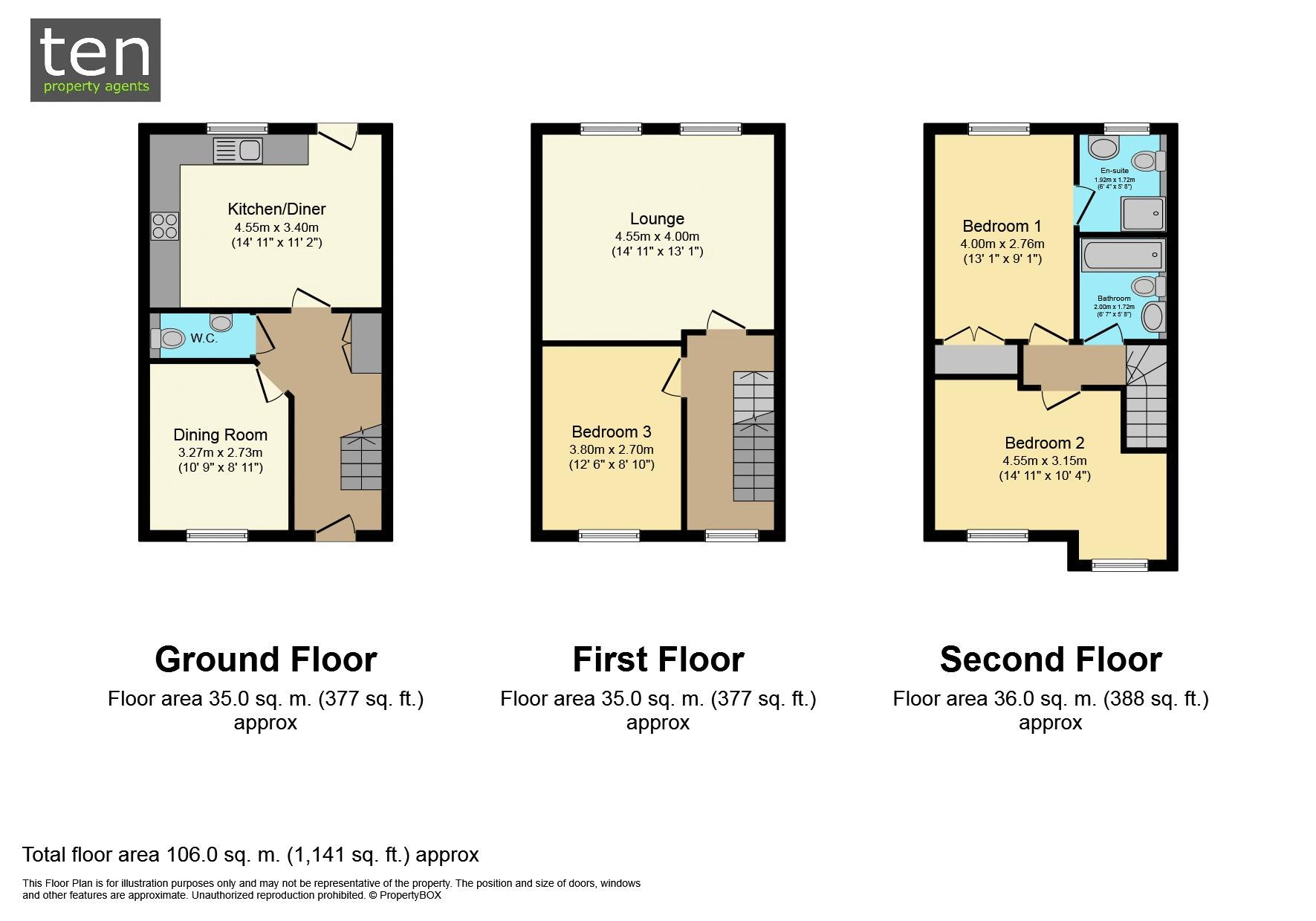 19, Station Square, St. Neots floorplan