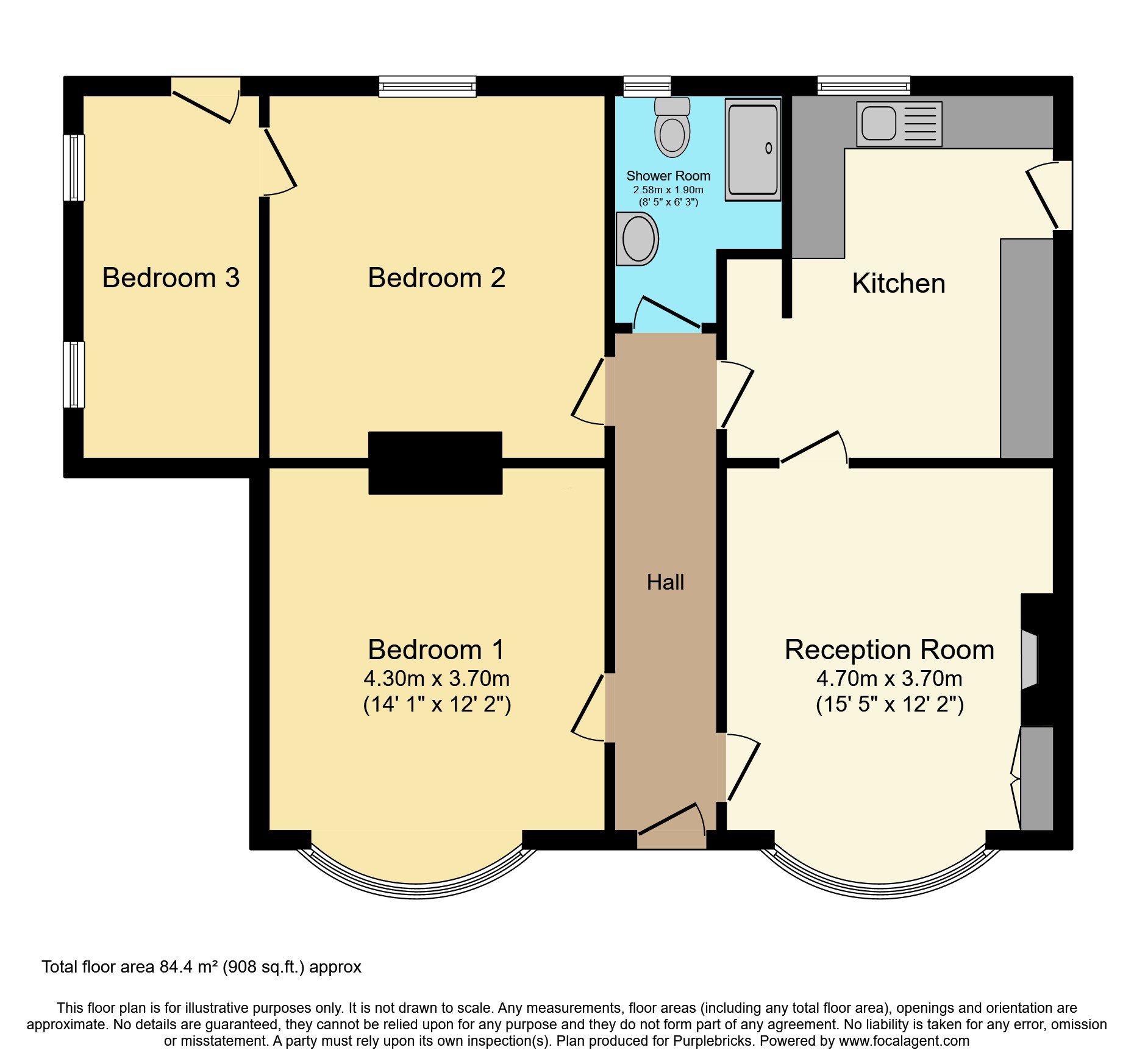 15, York Place, Newport floorplan