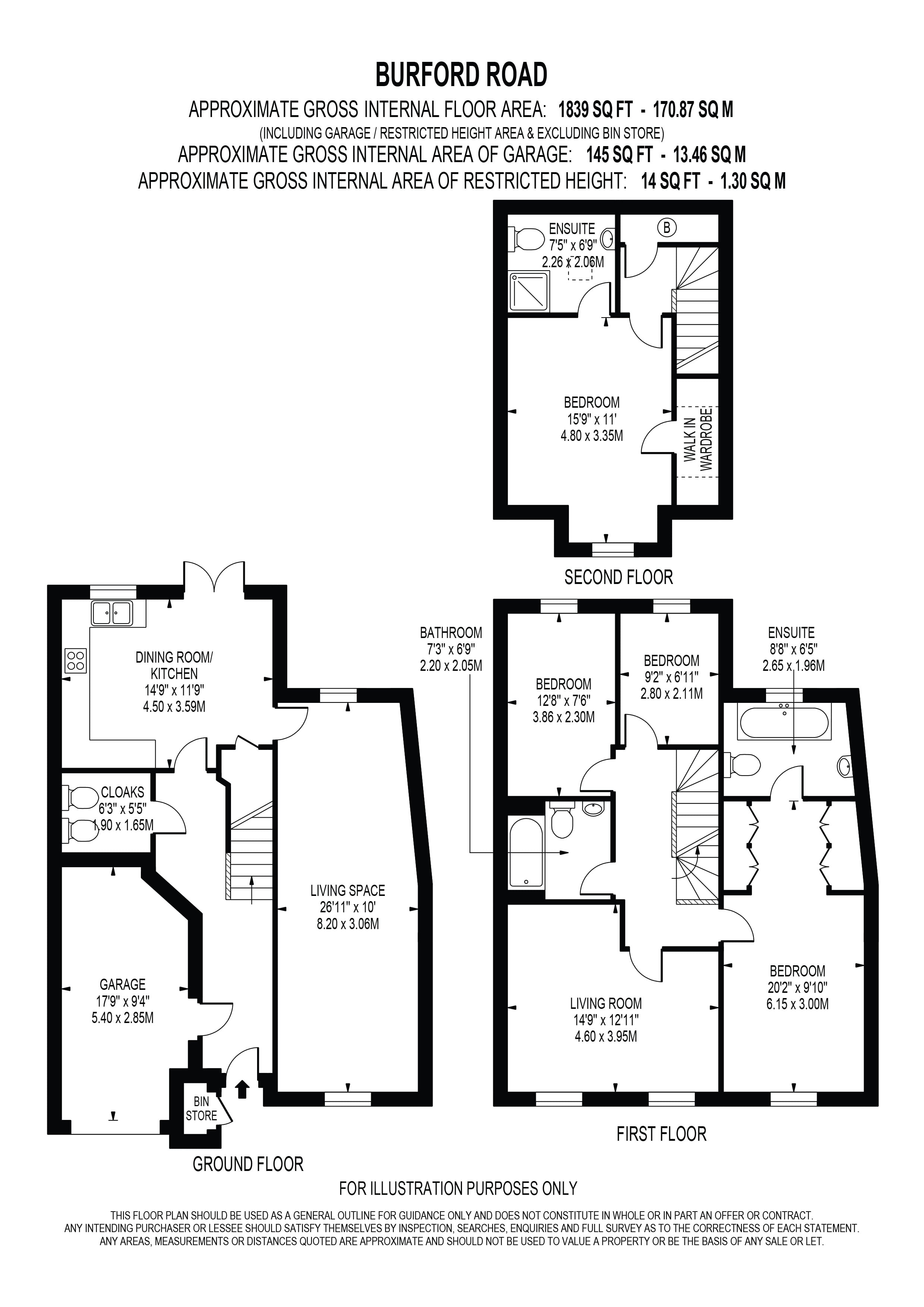 34 Burford Road, Worcester Park floorplan