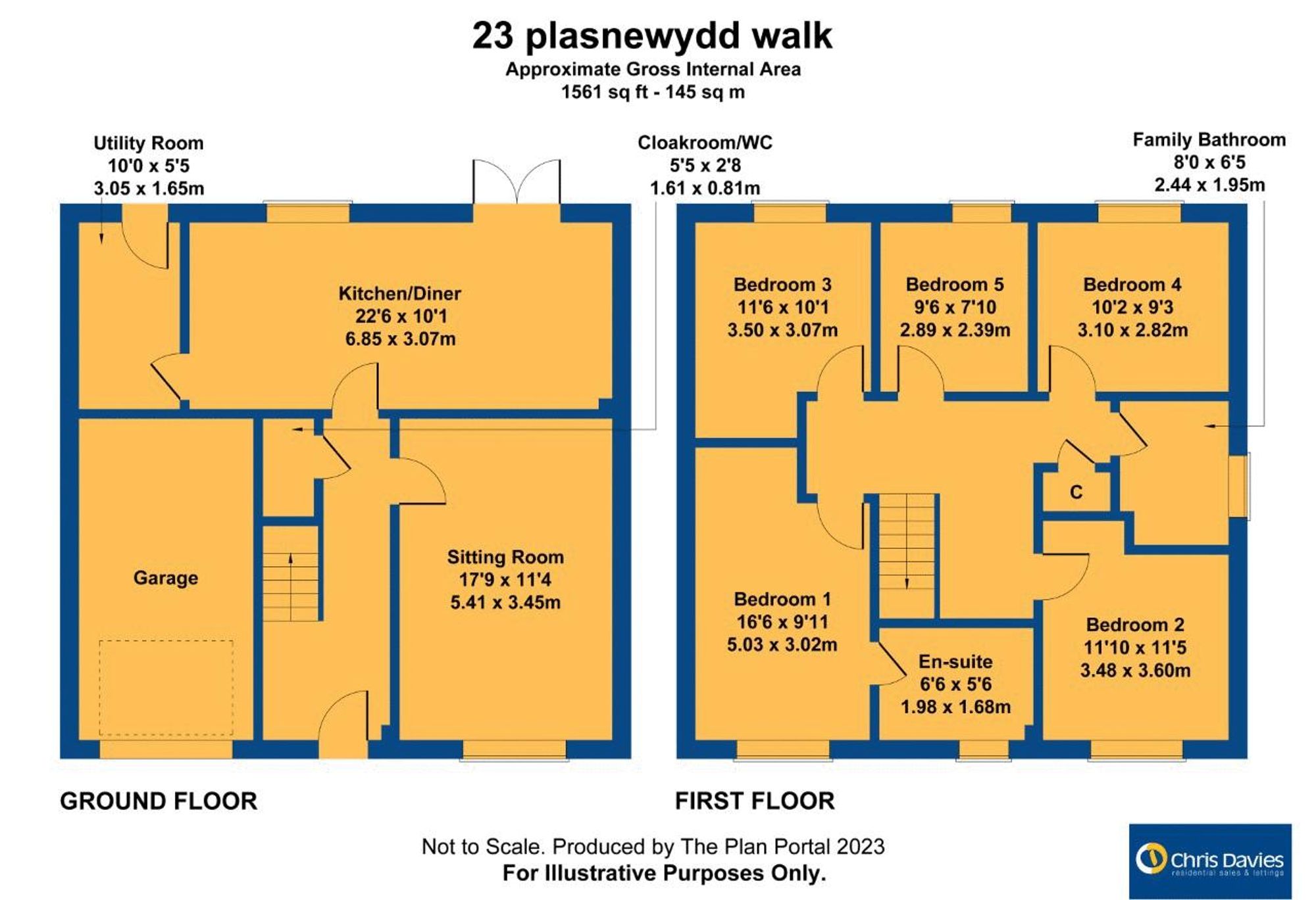 23 Plasnewydd Walk, Llantwit Major floorplan