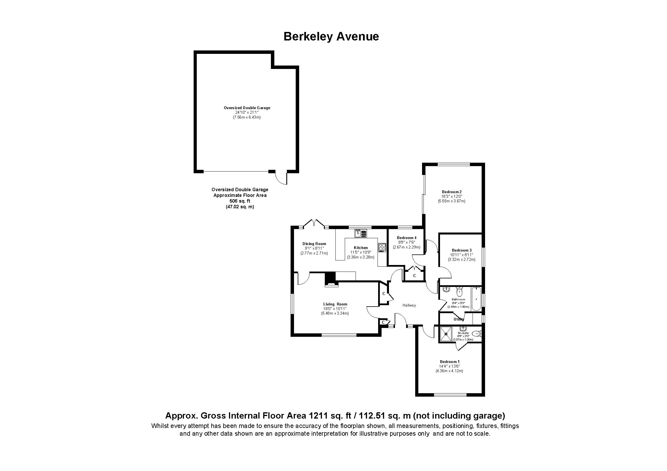 22, Berkley Avenue, Ferndown floorplan