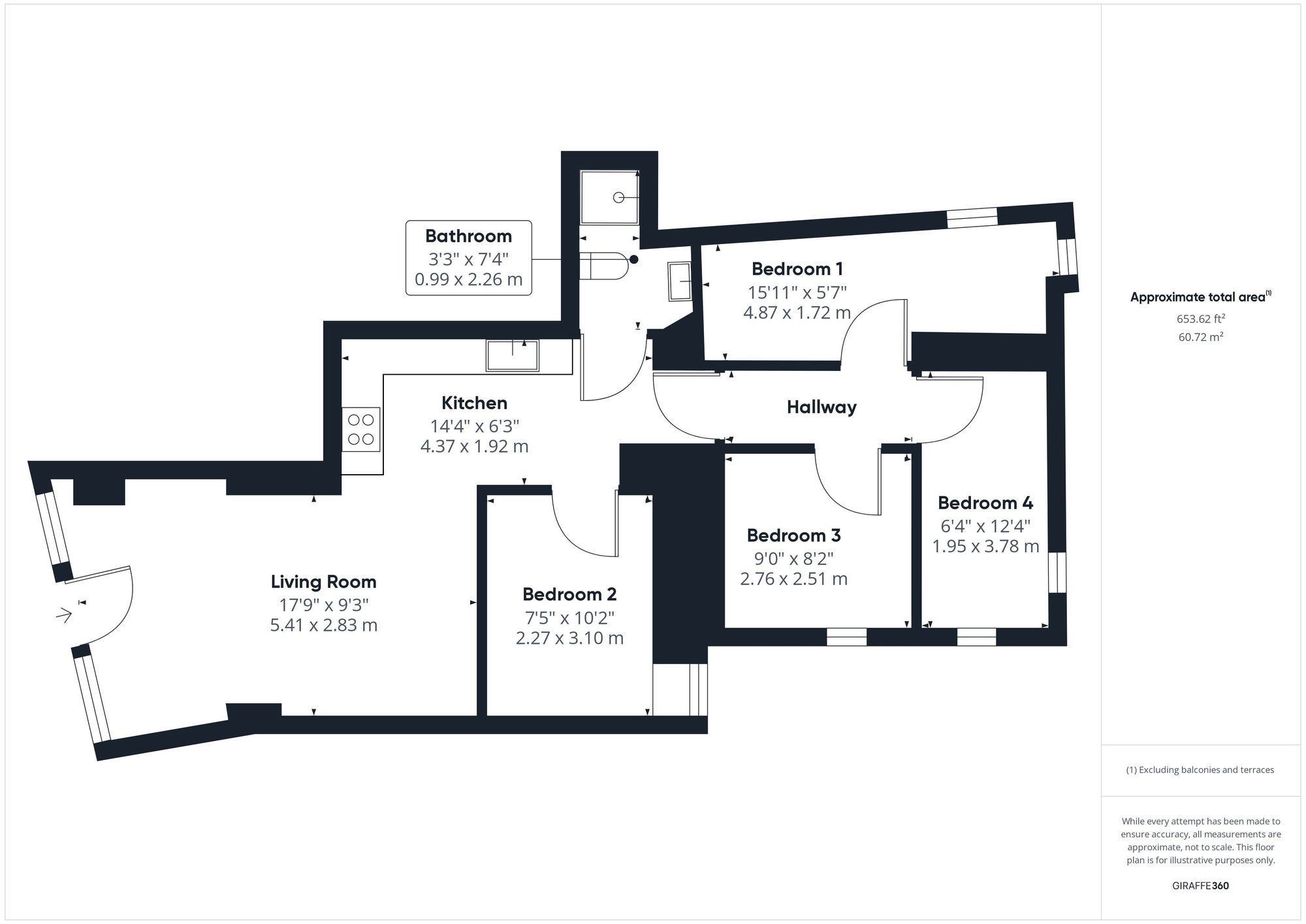 3 Passage Road, Bristol floorplan