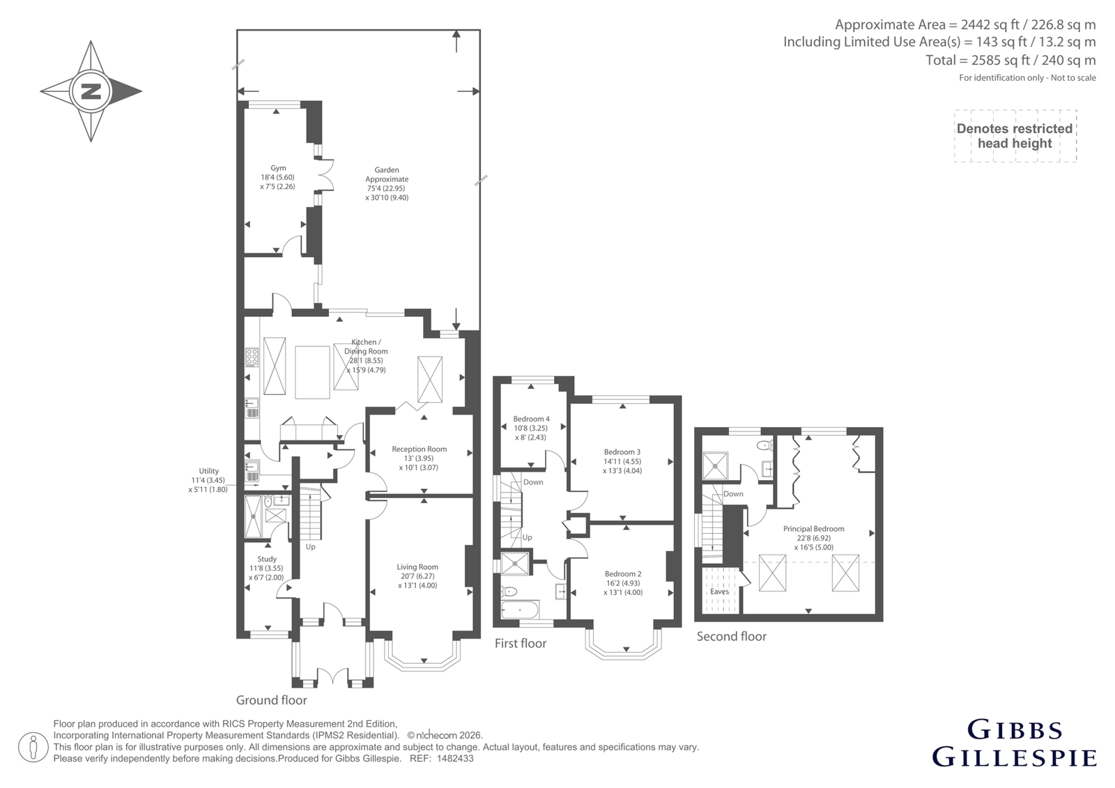 26, Greystoke Avenue, Pinner floorplan