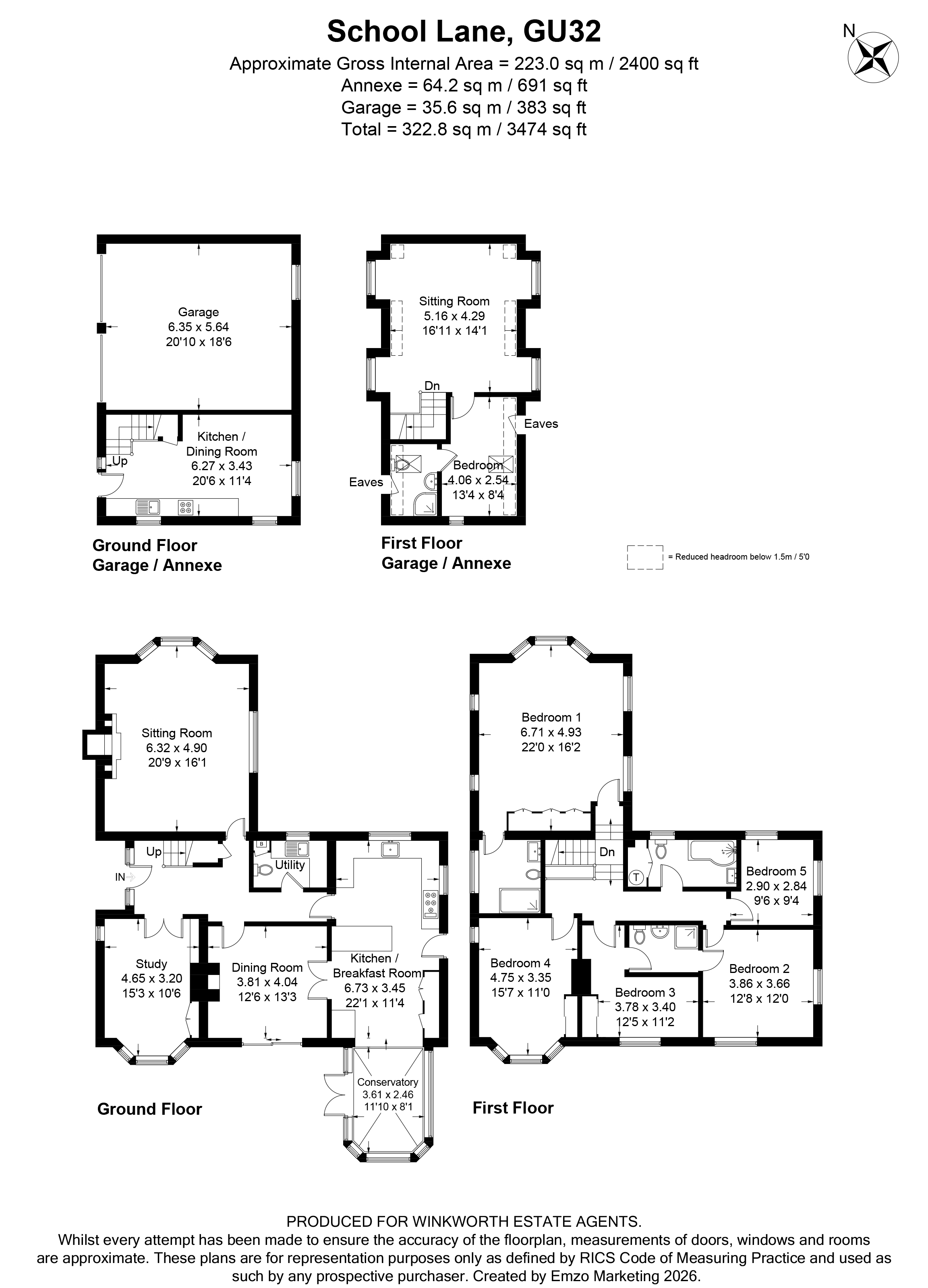 Lords,, School Lane, Hampshire floorplan