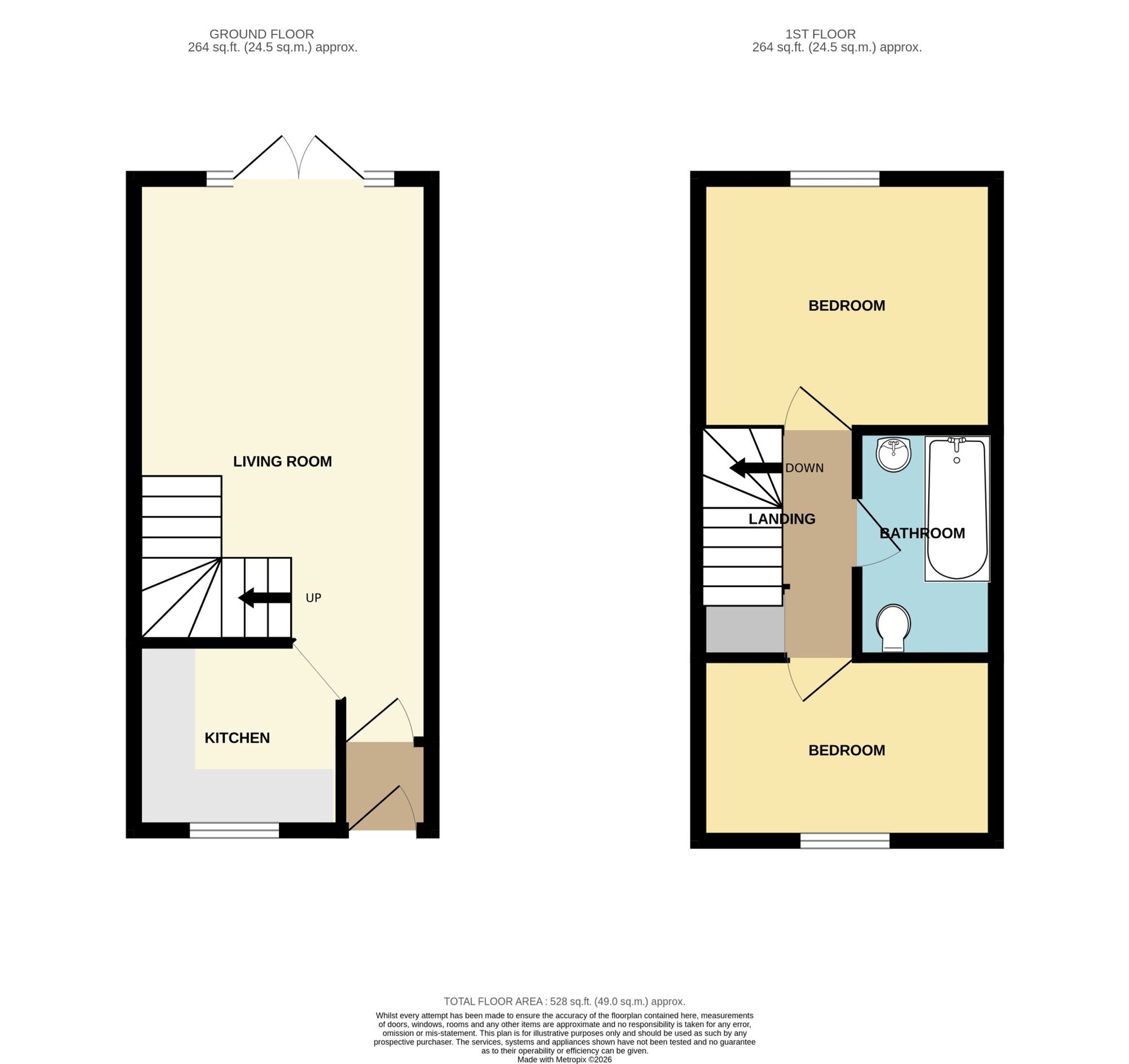65 Meadow Rise, St. Columb floorplan