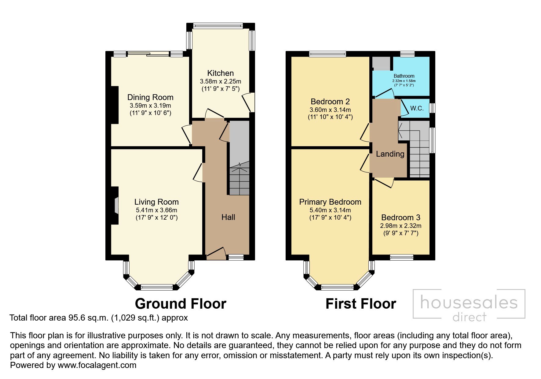 271, Fell Lane, Keighley floorplan