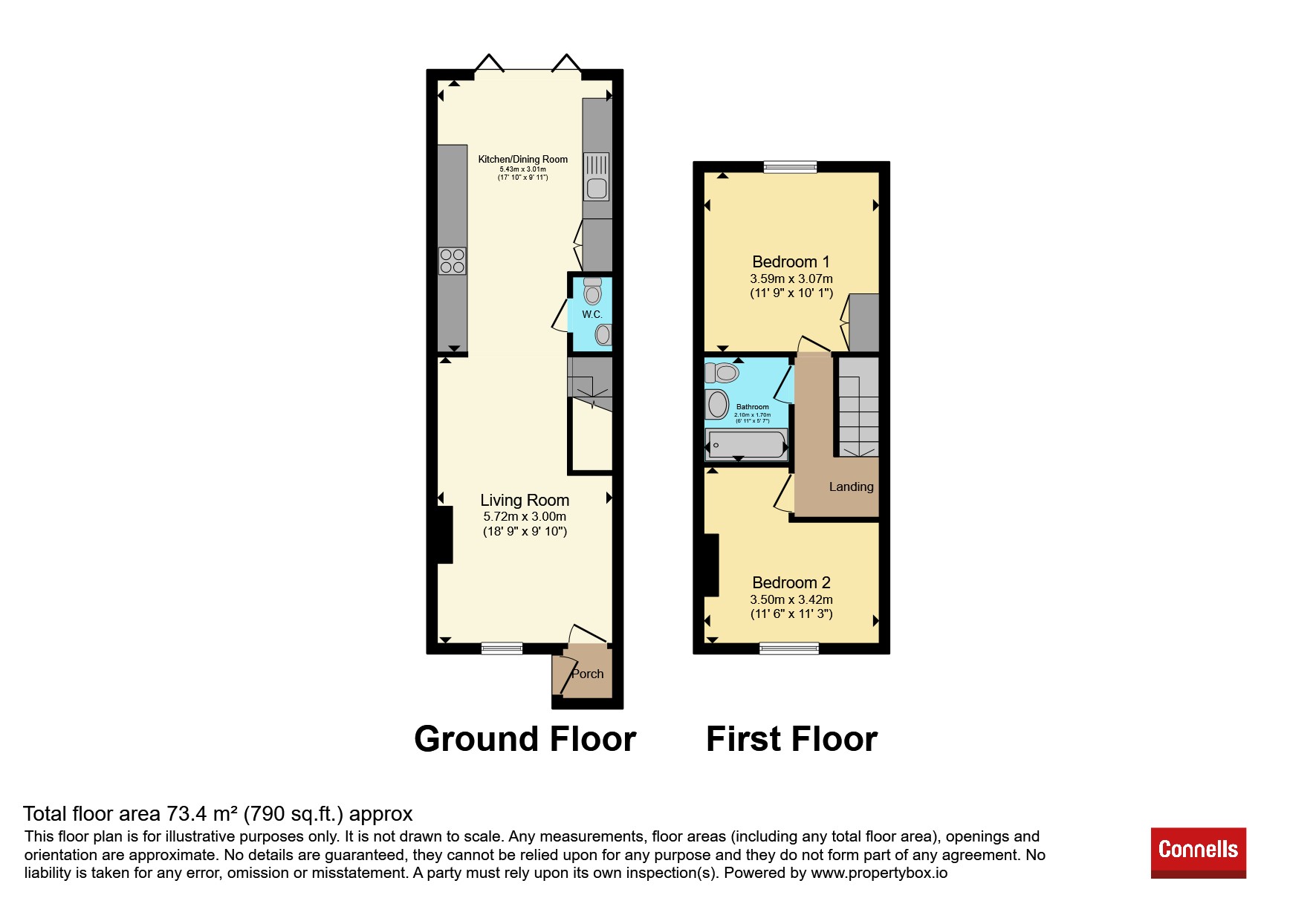 39, Westfield Street, Hereford floorplan