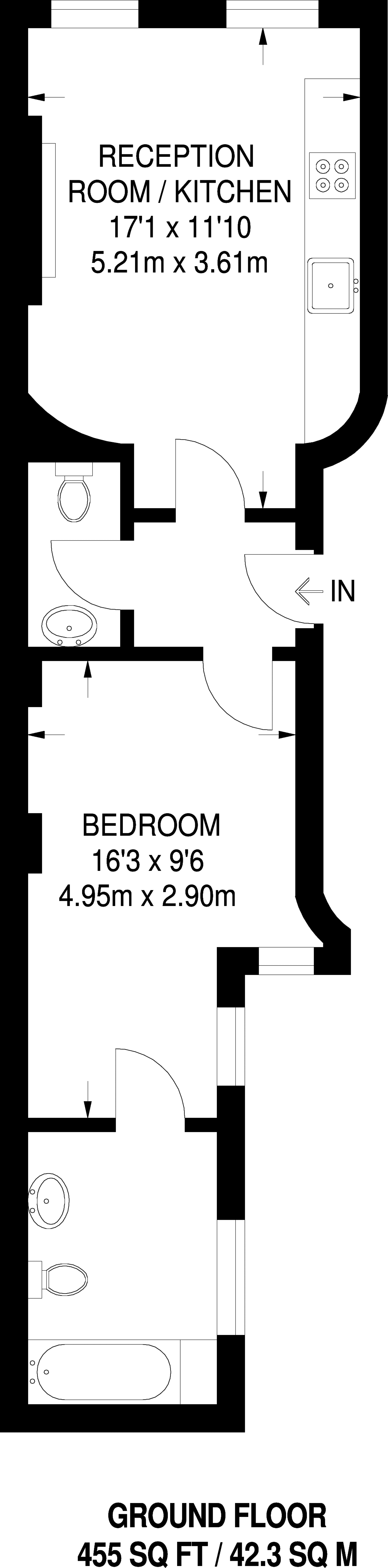 1 Bedrooms Flat to rent in Guilford Street, Bloomsbury WC1N