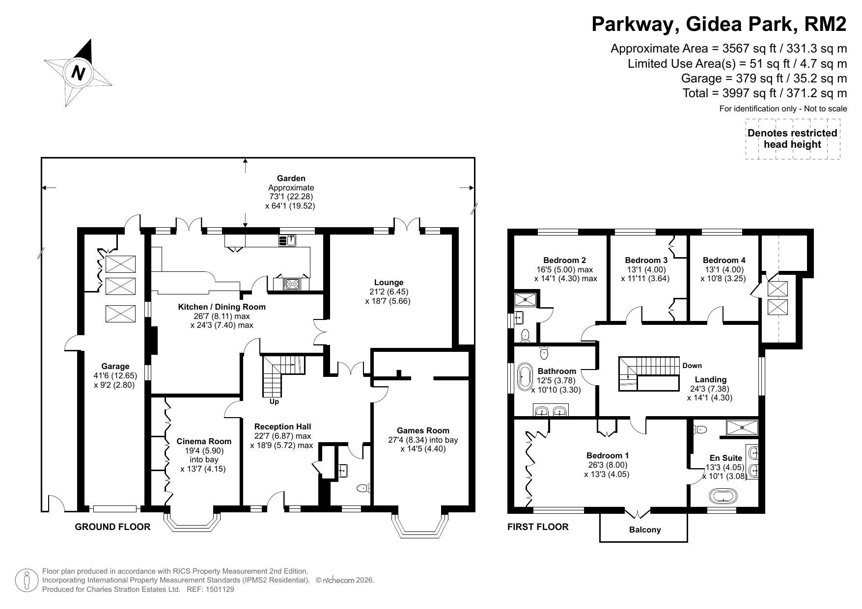 17 Parkway, Romford floorplan