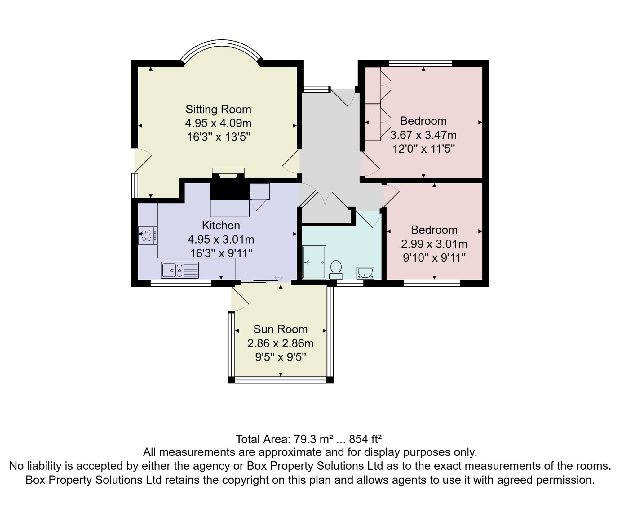14 Hollins Close, Harrogate floorplan