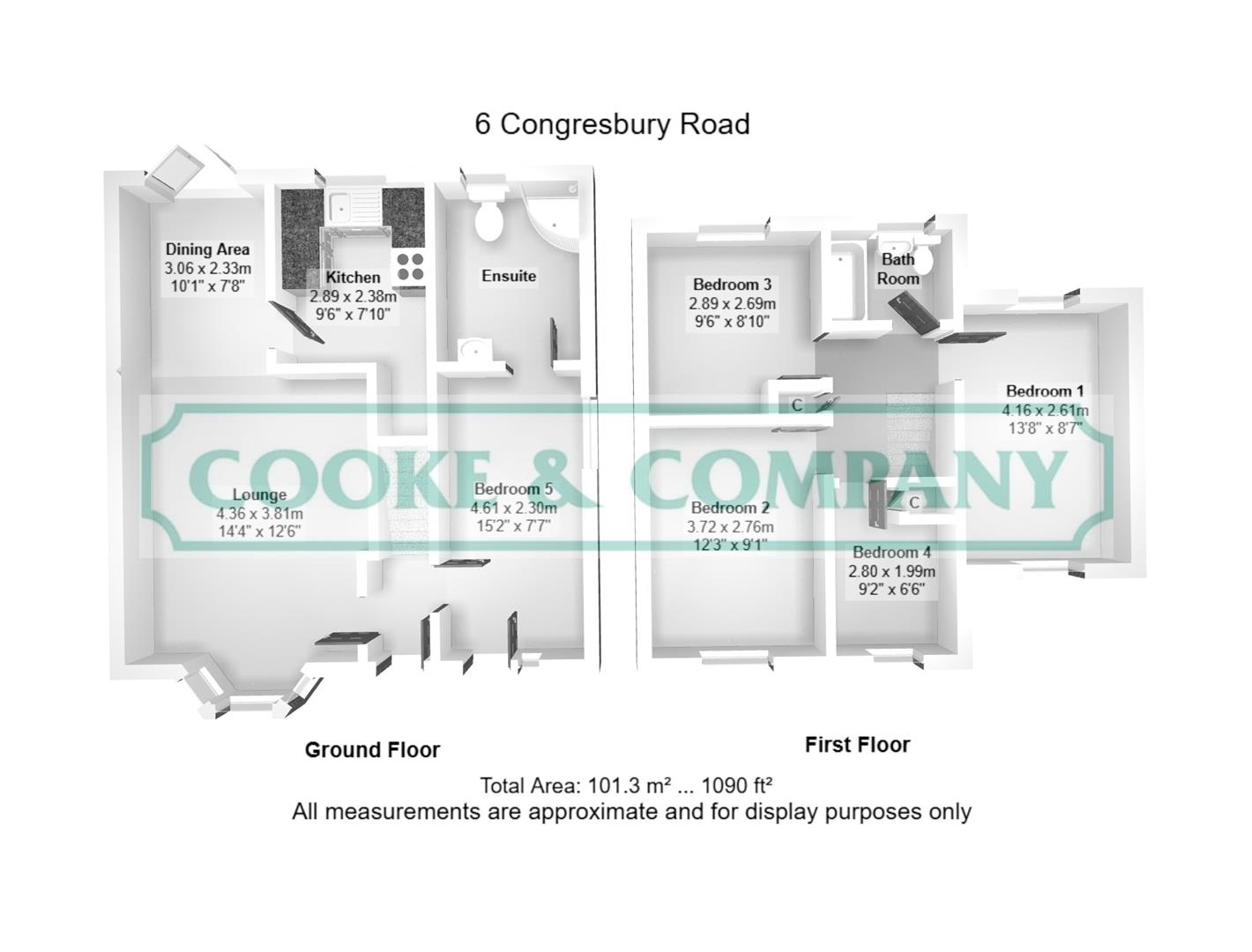 6, Congresbury Road, Leigh floorplan