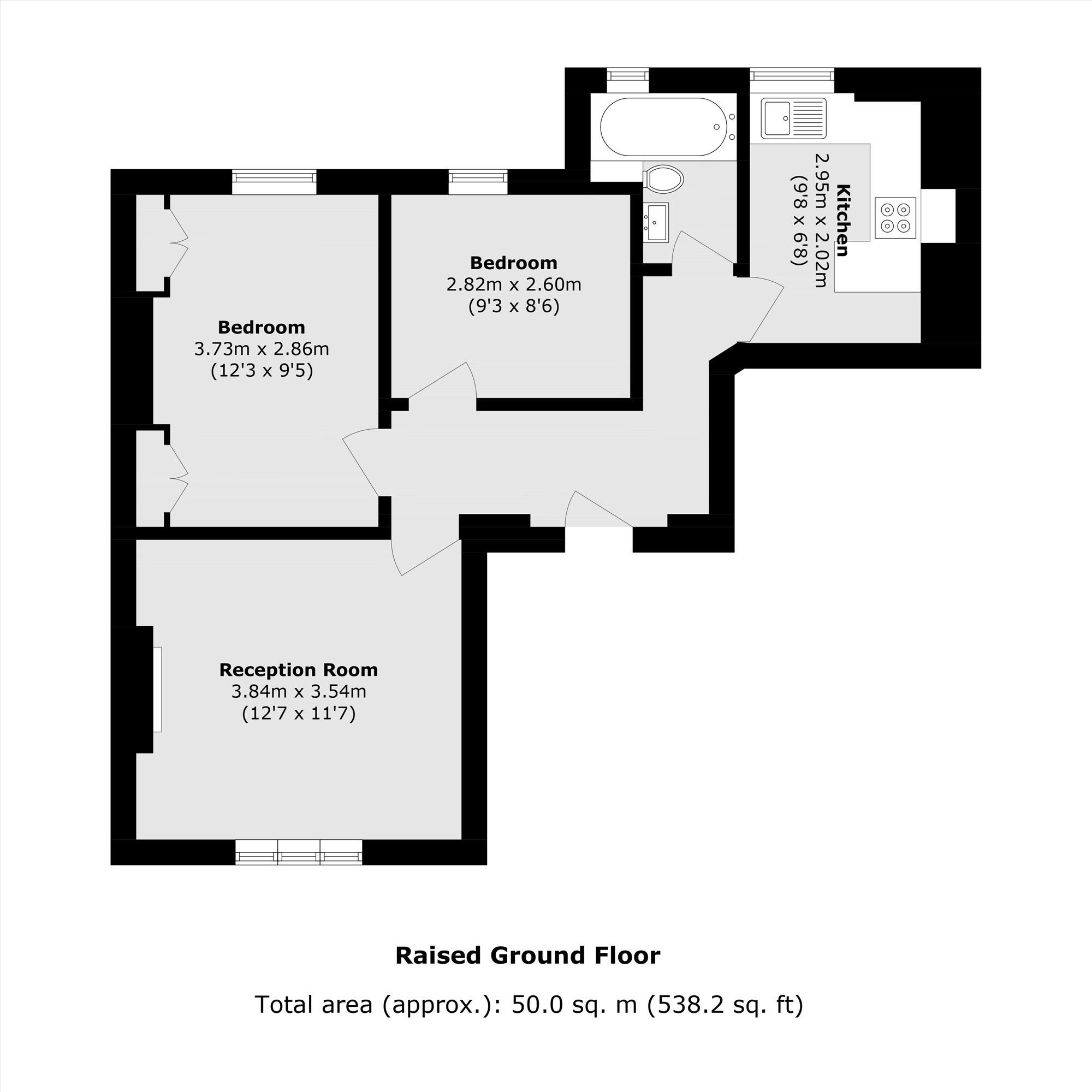 Queen's Club Gardens, London floorplan