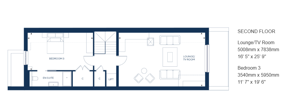 De Moulham Road - Plot 2, 23, Ammonite, De Moulham Road, Dorset floorplan
