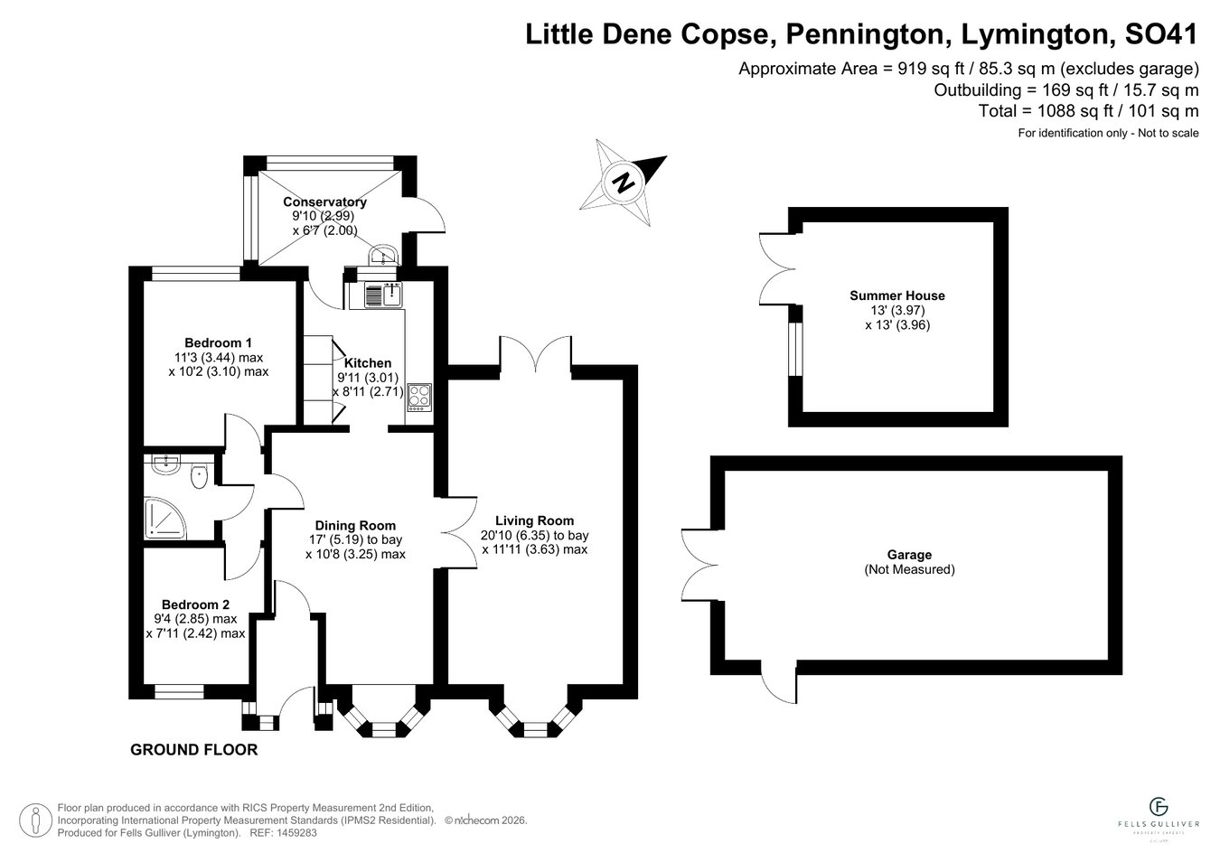 47, Little Dene Copse, Lymington floorplan
