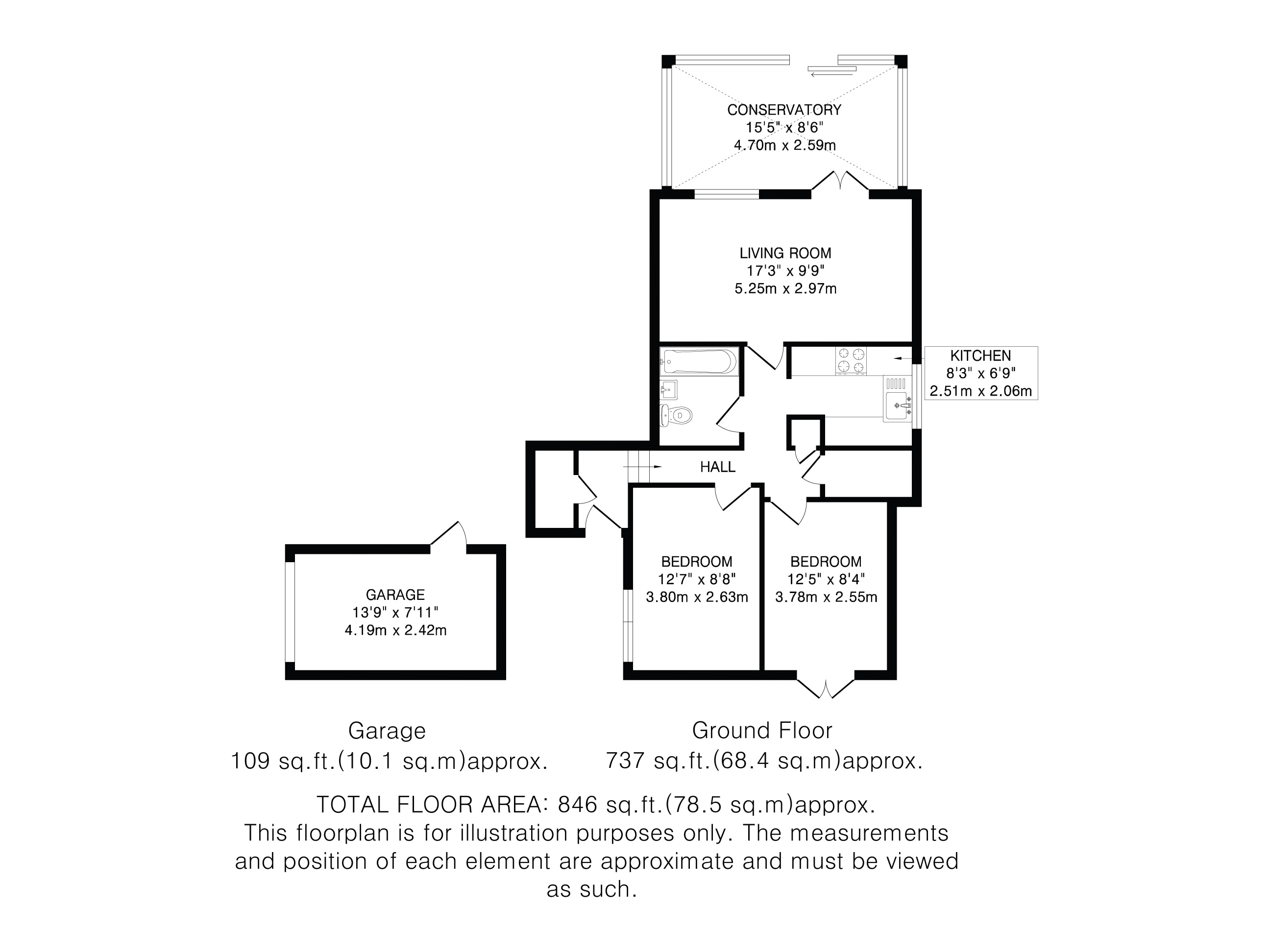 Oak Piece, Hertfordshire floorplan